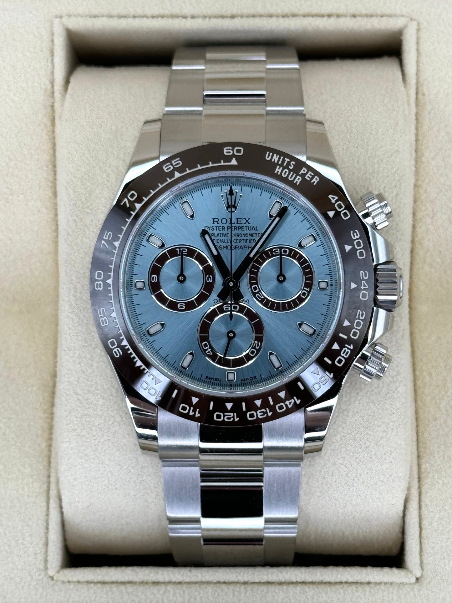 2022 Rolex Daytona 40mm 116506 Platinum Ice Blue Dial - MyWatchLLC