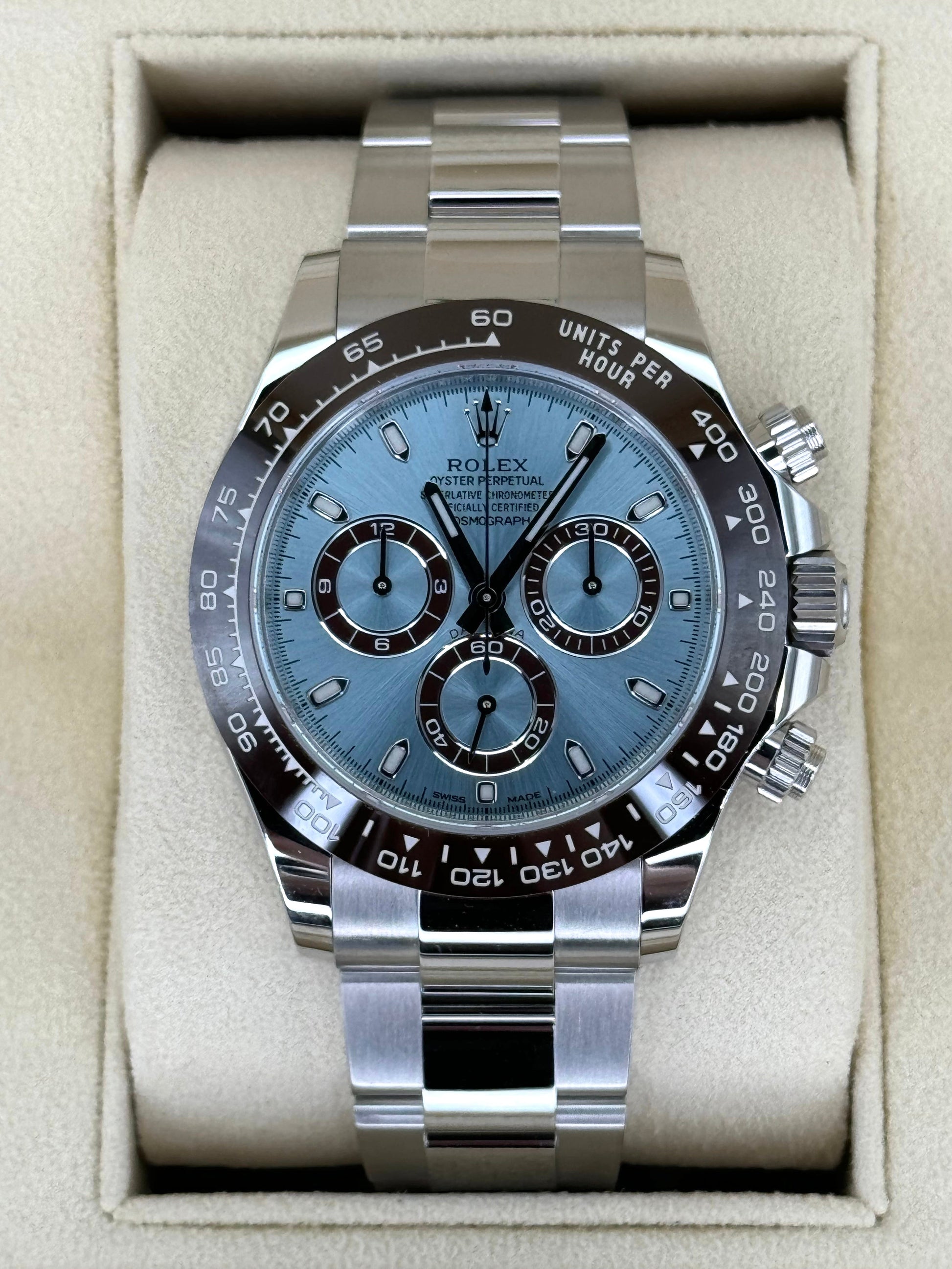 2022 Rolex Daytona 40mm 116506 Platinum Ice Blue Dial - MyWatchLLC