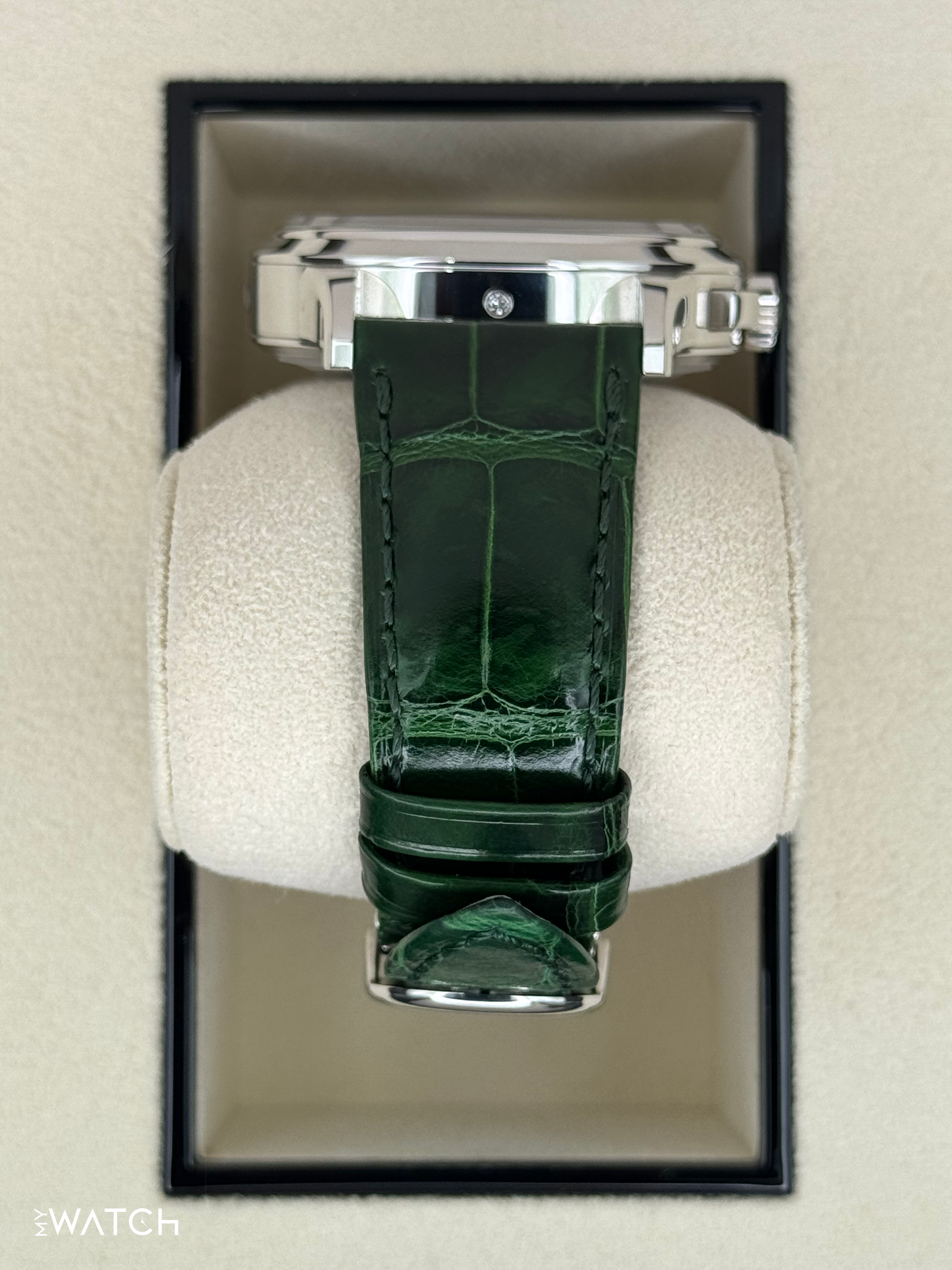 2023 Patek Philippe 5930P World Time Flyback Chronograph Platinum Green Dial - MyWatchLLC