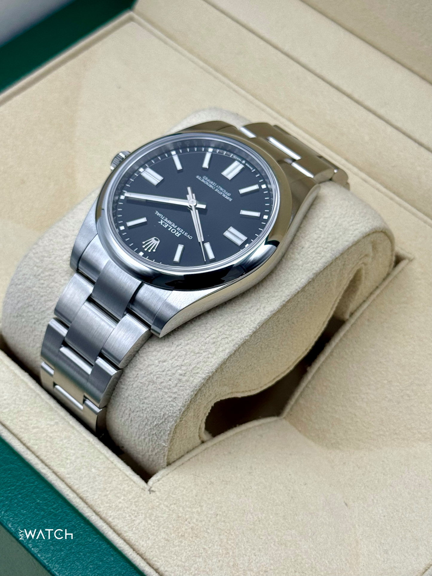 NEW 2025 Rolex Oyster Perpetual 41mm 124300 Black Dial - MyWatchLLC