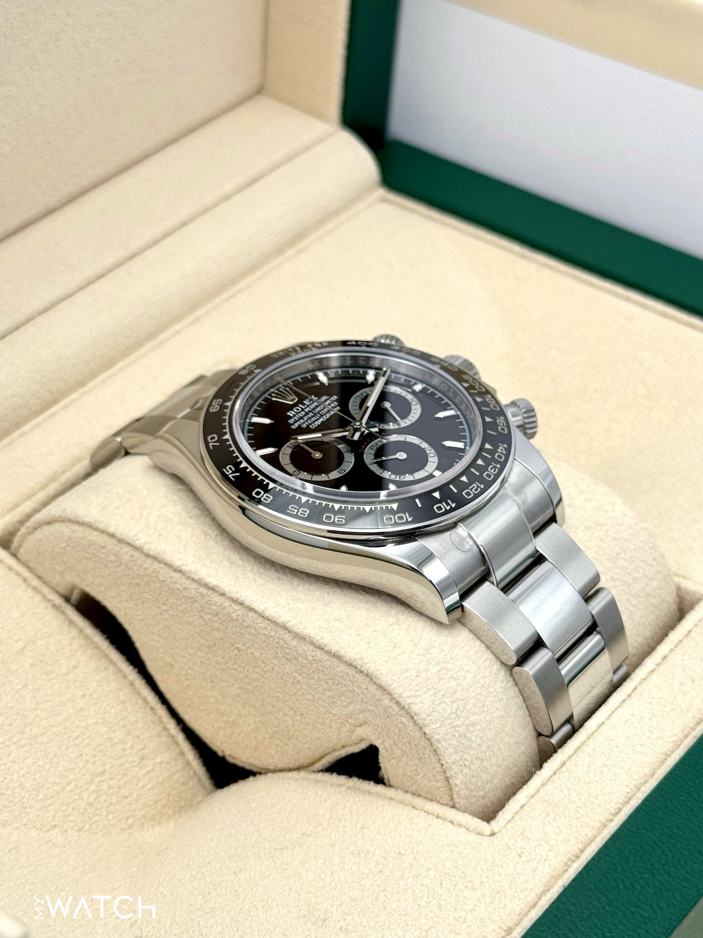 NEW 2024 Rolex Daytona 40mm 126500LN Stainless Steel Black Dial - MyWatchLLC