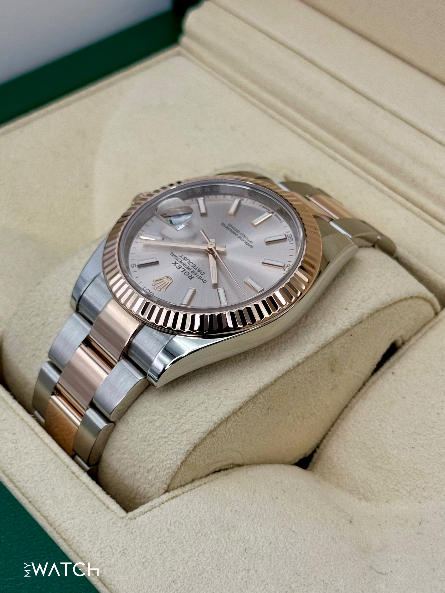 2023 Rolex Datejust 41mm 126331 Two-Tone Oyster Sundust Dial - MyWatchLLC