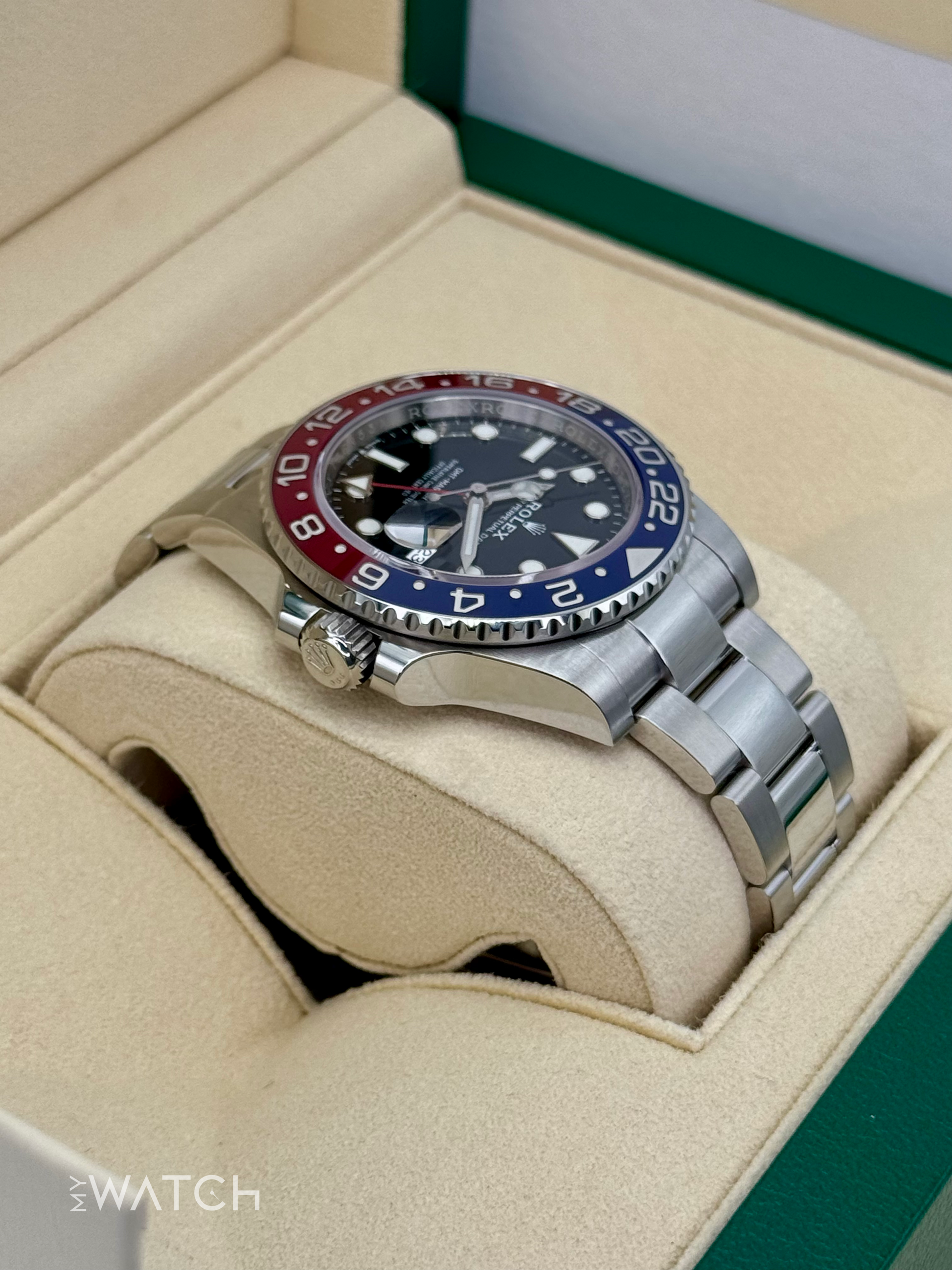 2022 Rolex GMT-Master II "Pepsi" 40mm 126710BLRO Oyster - MyWatchLLC