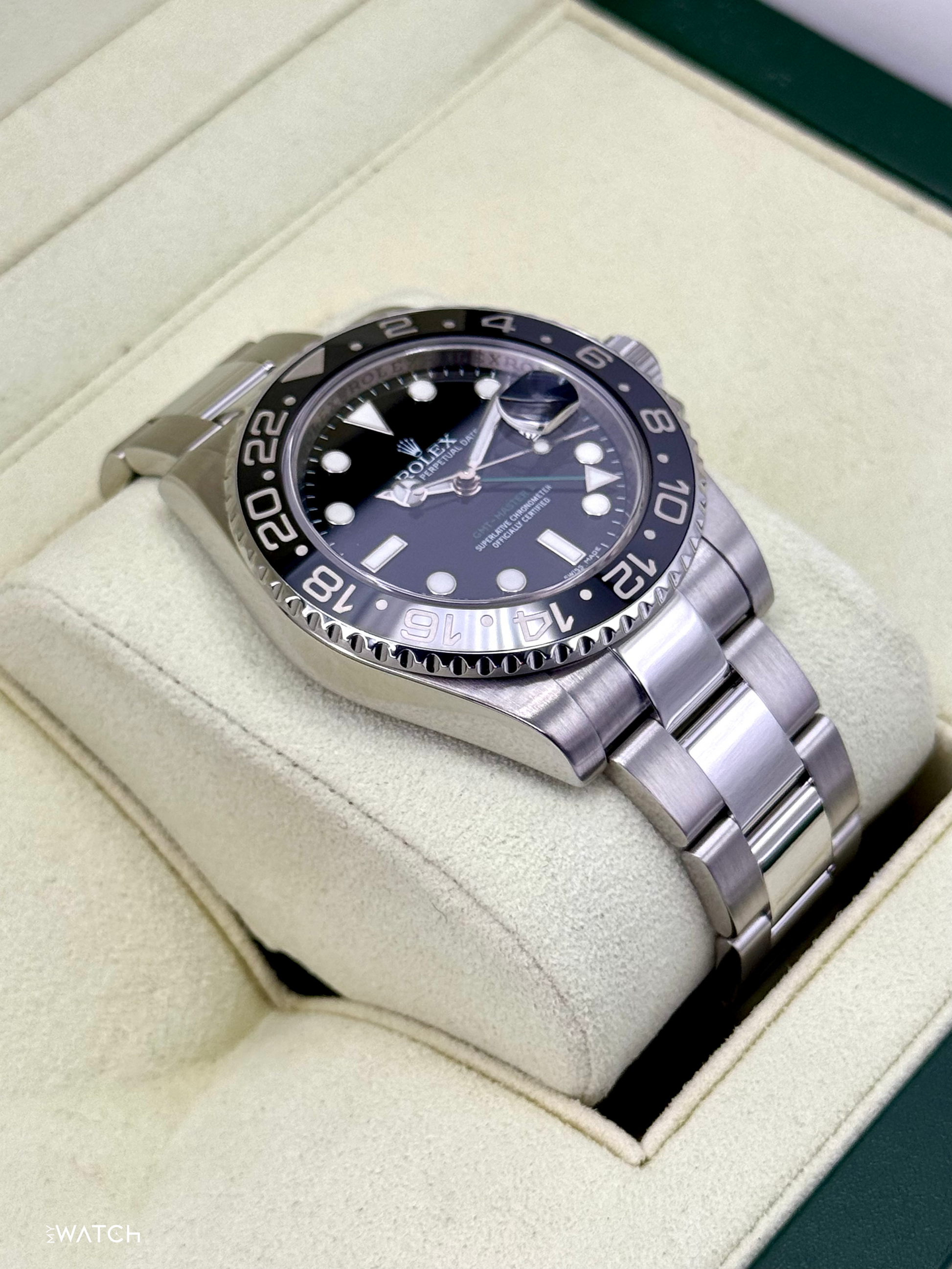 2011 Rolex GMT-Master II 40mm 116710LN Stainless Steel Black Dial - MyWatchLLC