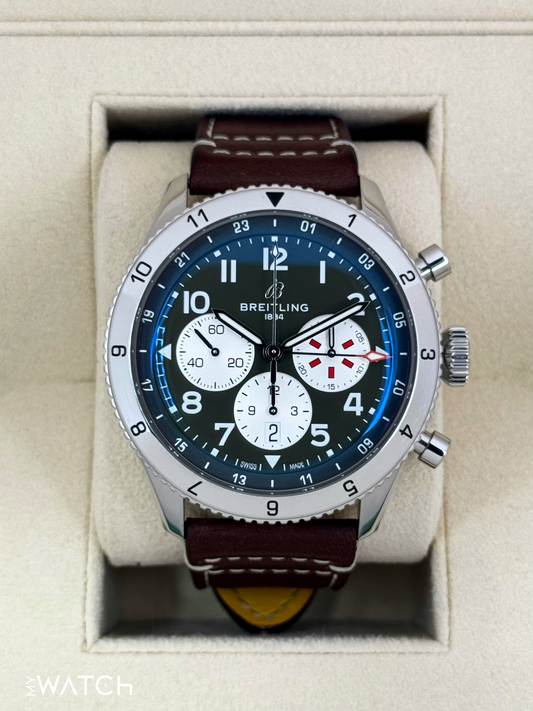 2022 Breitling Super Avi B04 Chronograph GMT "Curtis Warhawk" AB0445 - MyWatchLLC