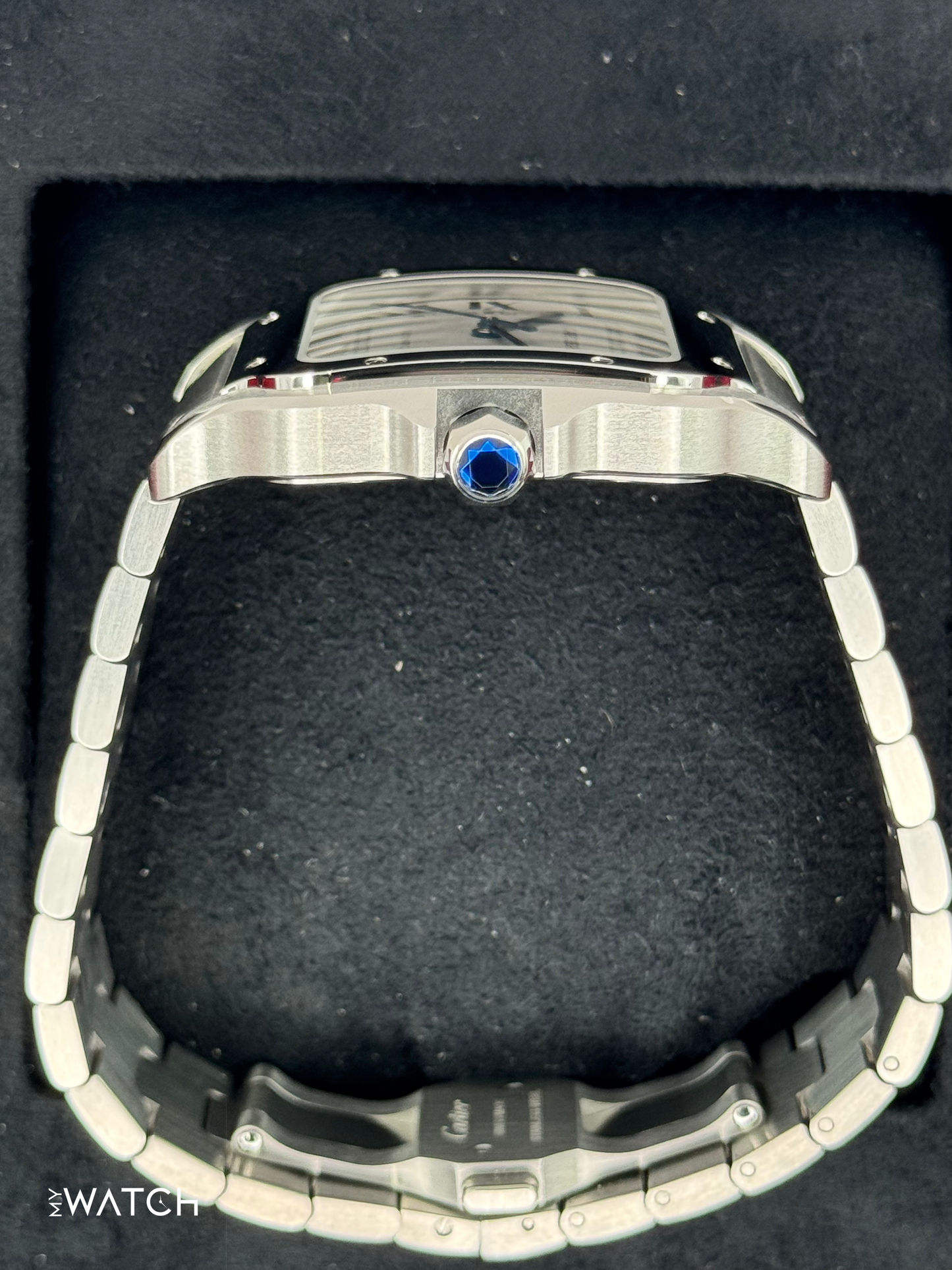 2023 Santos De Cartier 39.8mm WSSA0018 Stainless Steel White Dial - MyWatchLLC