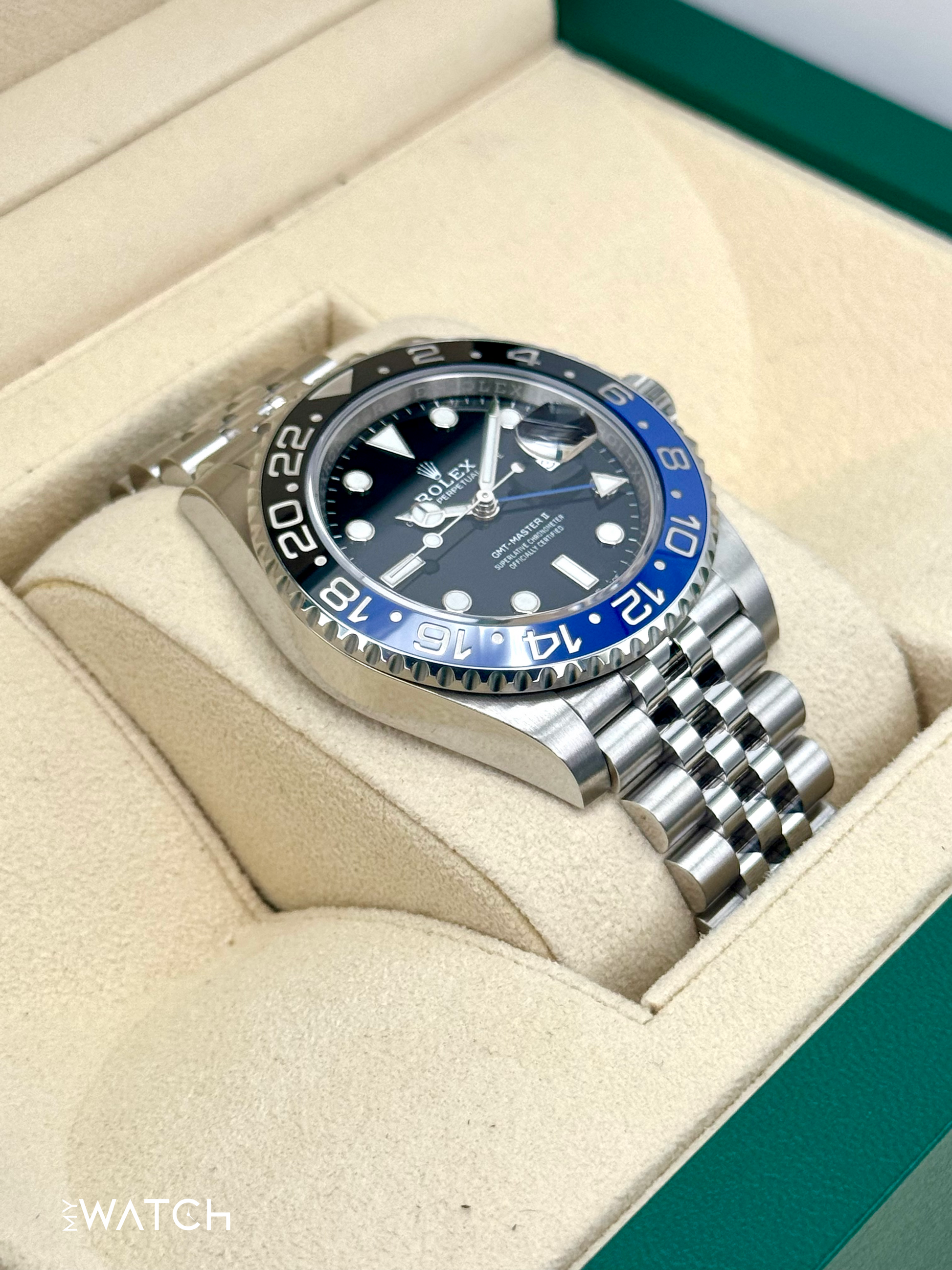 2022 Rolex GMT-Master II "Batgirl" 40mm 126710BLNR Jubilee - MyWatchLLC