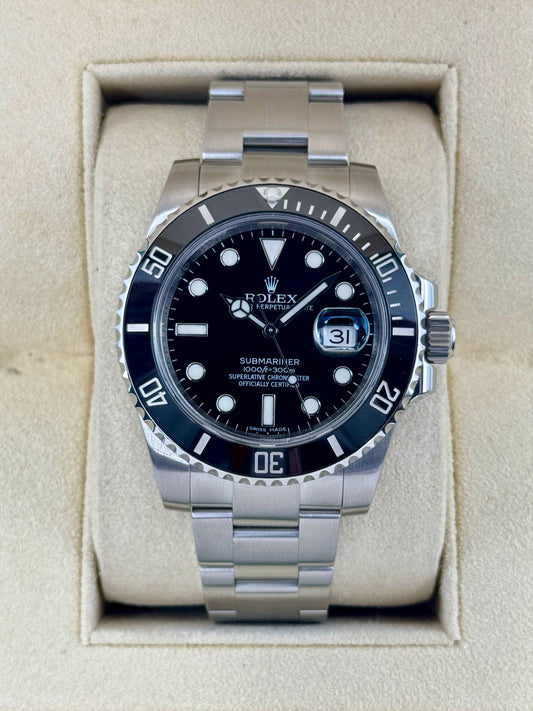 2015 Rolex Submariner 40mm 116610LN Stainless Steel Black Dial - MyWatchLLC