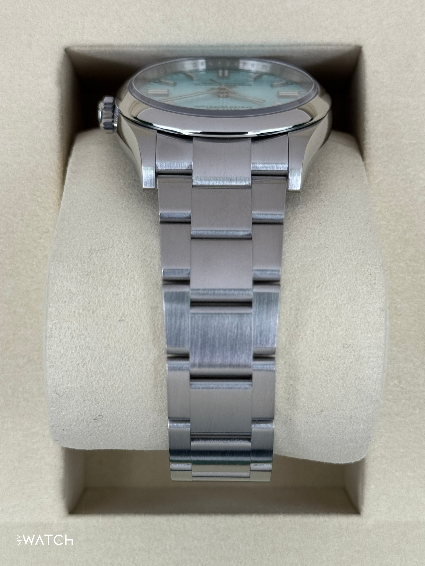 NEW 2025 Rolex Oyster Perpetual 36mm 126000 Tiffany Blue Dial - MyWatchLLC
