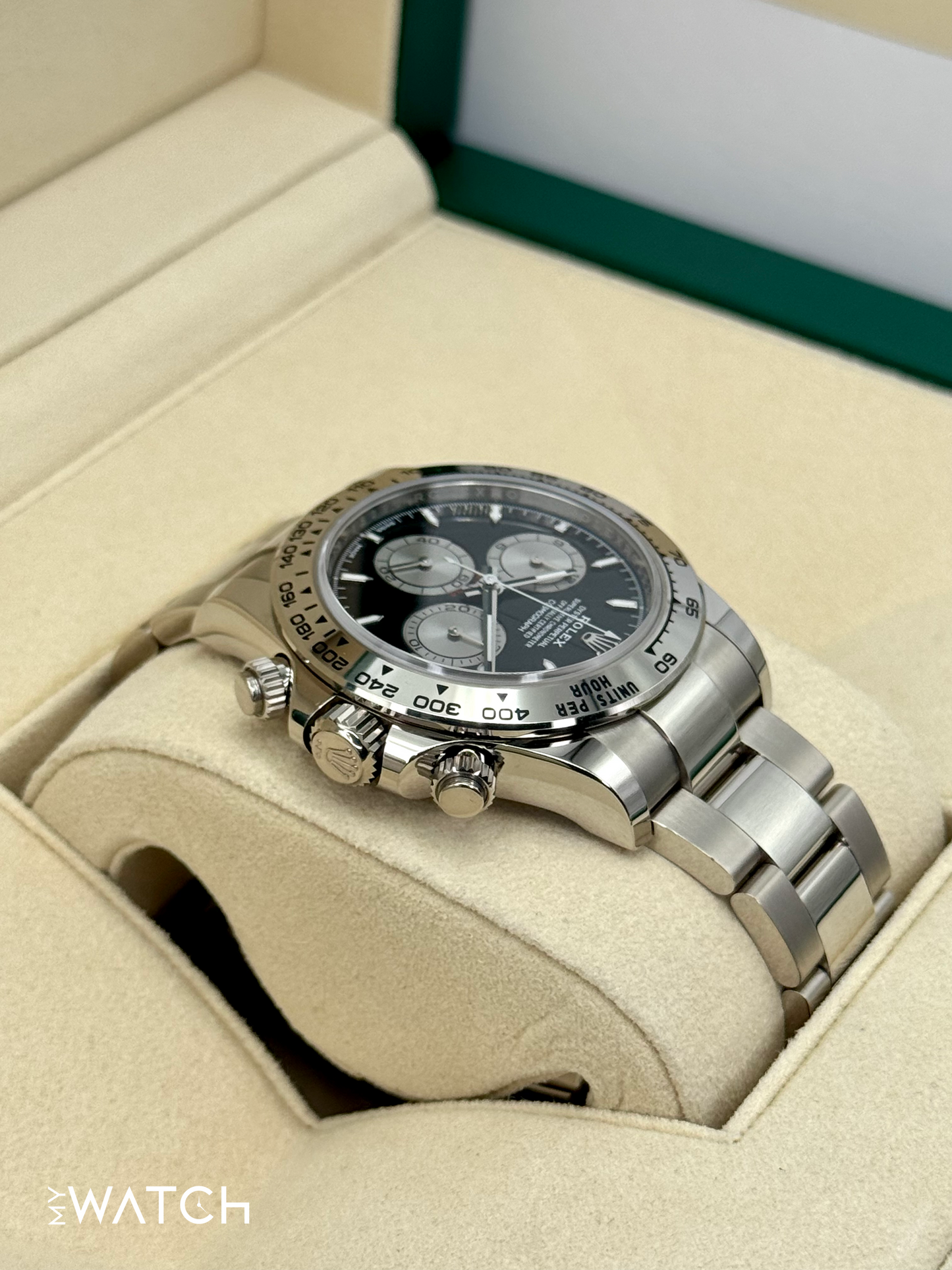 2023 Rolex Daytona 40mm 126509 White Gold Black Dial - MyWatchLLC