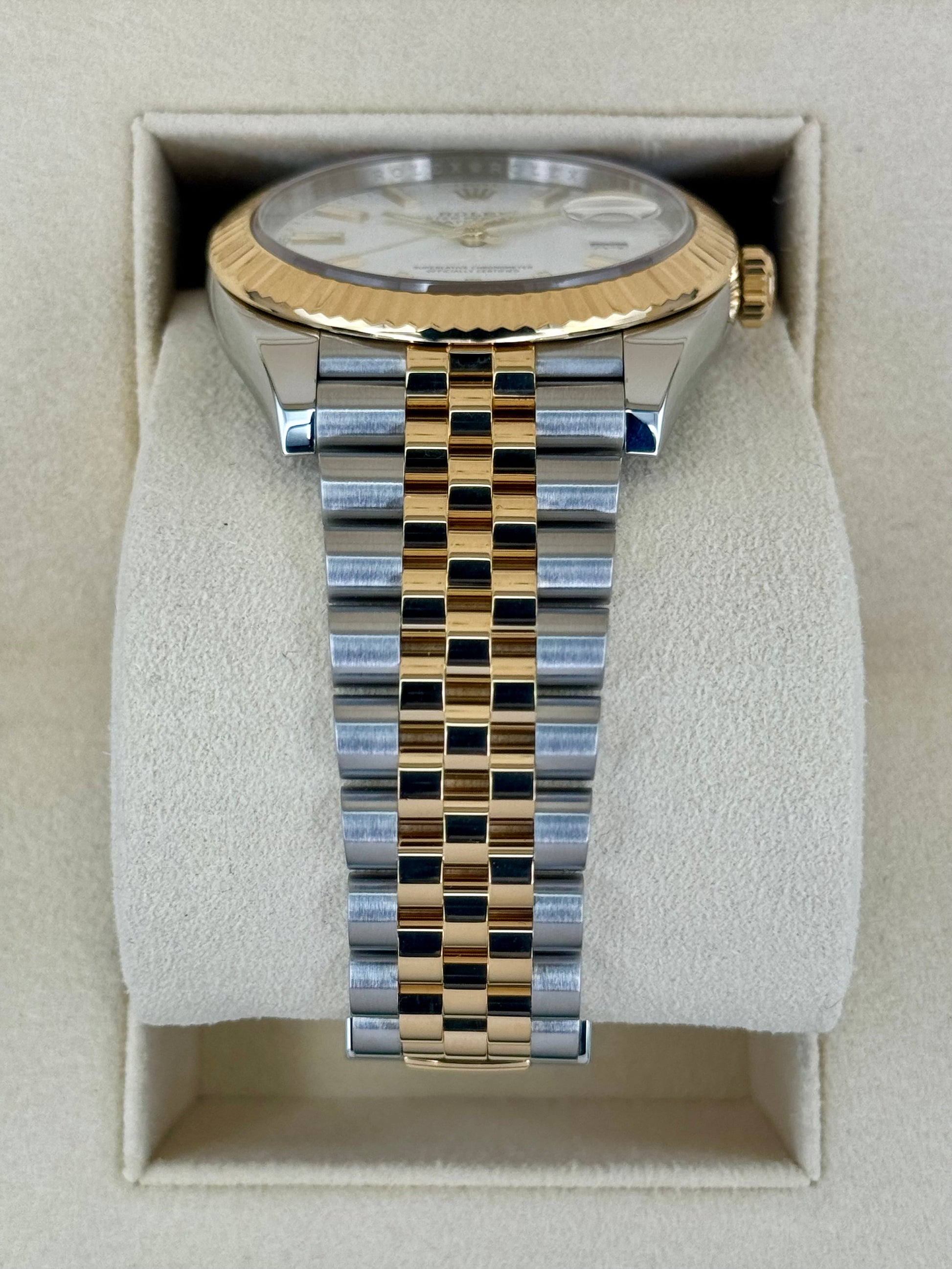 2020 Rolex Datejust 41mm 126333 Two-Tone Jubilee White Dial - MyWatchLLC