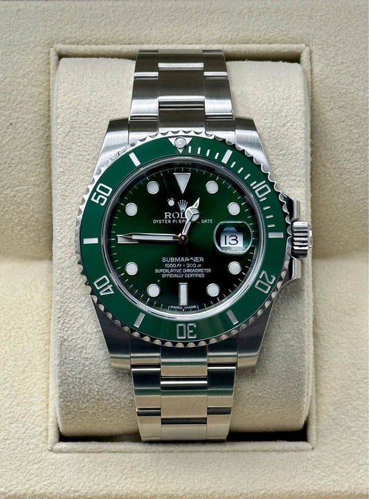 2014 Rolex Submariner "Hulk" 116610LV Stainless Steel Oyster - MyWatchLLC