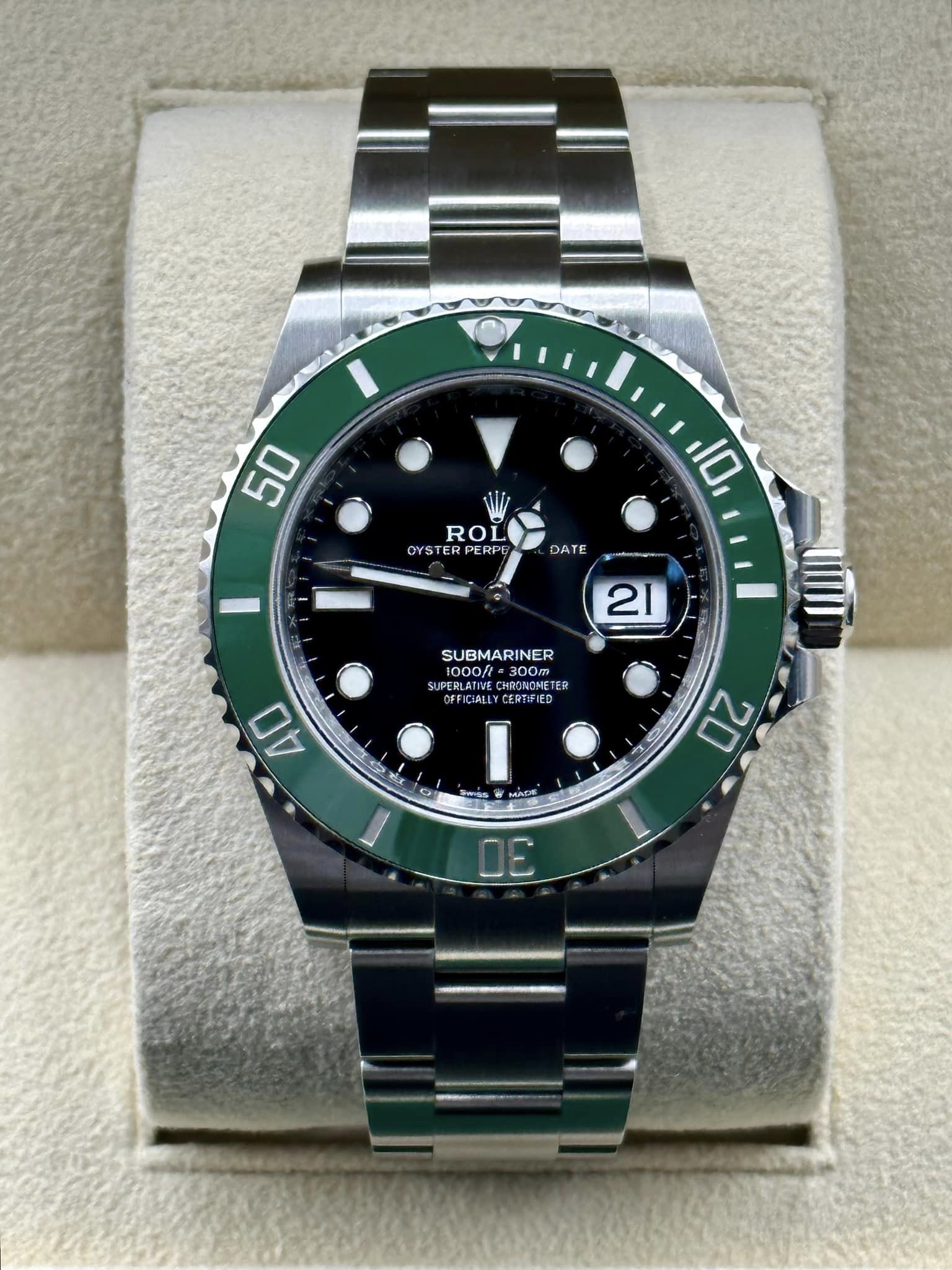 NEW 2023 Rolex Submariner "Starbucks" 126610LV Stainless Steel Oyster - MyWatchLLC