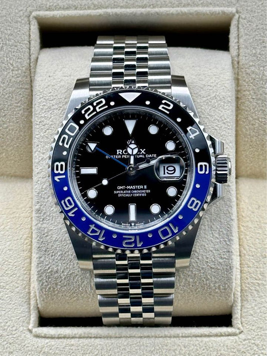 NEW 2022 Rolex GMT-Master II “Batgirlâ€?126710BLNR SS on Jubilee - MyWatchLLC