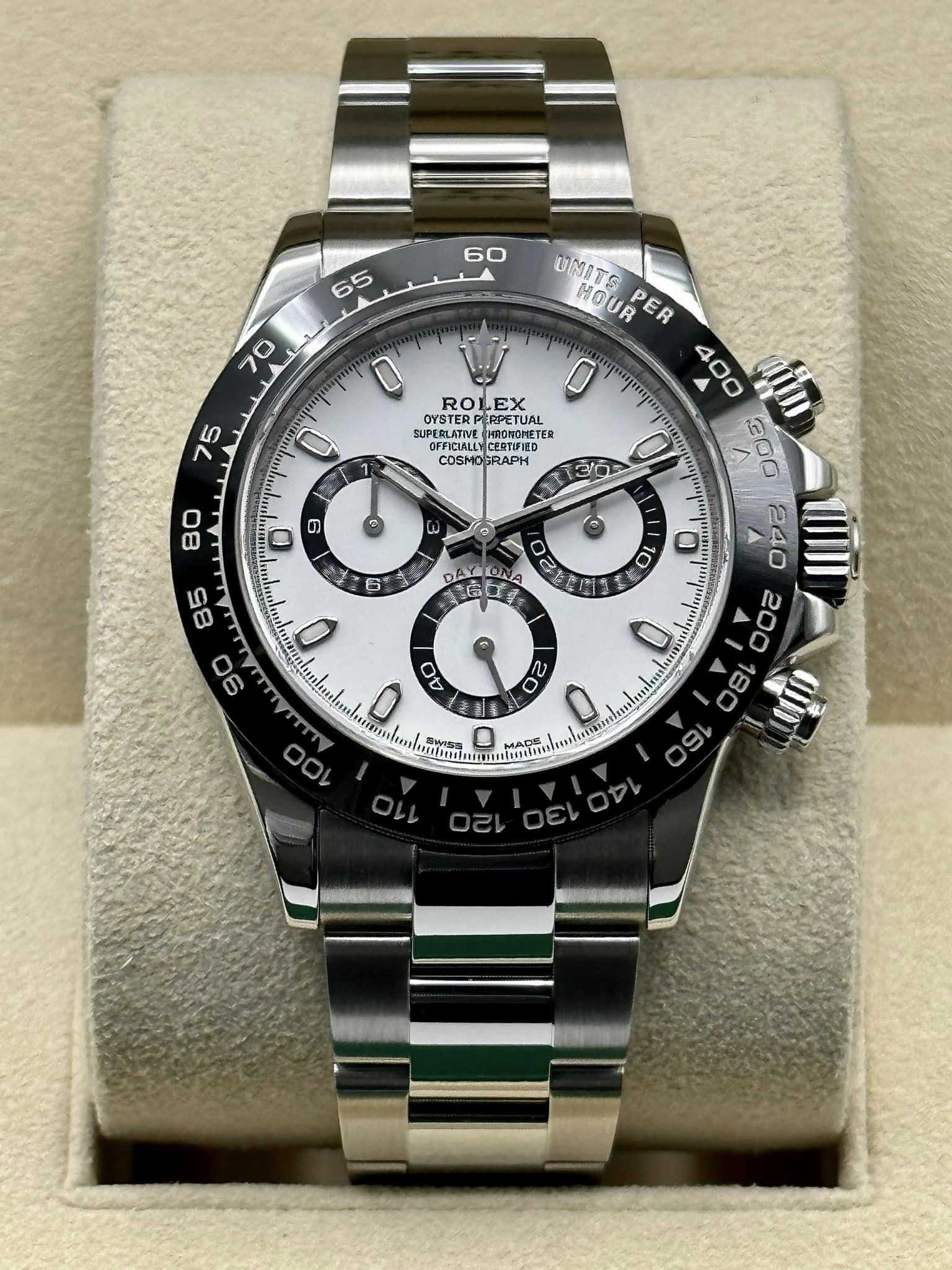 2016 Rolex Daytona 116500LN Stainless Steel White Panda Dial - MyWatchLLC