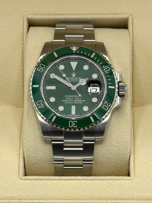 Rolex Submariner “Hulkâ€?116610LV Stainless Steel Green Dial - MyWatchLLC