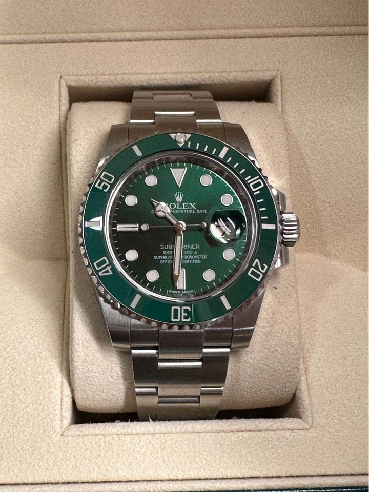 2014 Rolex Submariner "HULK" 116610LV Stainless Steel Green Dial - MyWatchLLC