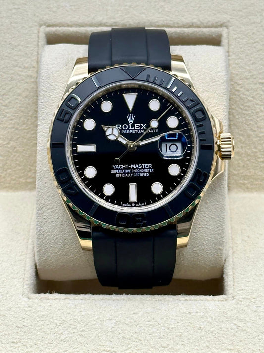 2023 Rolex Yacht-Master 42mm 226658 Black Dial Oysterflex - MyWatchLLC