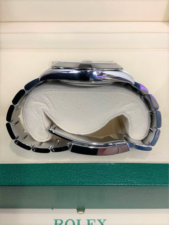 2021 Rolex Datejust 41mm 126300 Stainless Steel Black Dial Oyster Bracelet with Box & papers - MyWatchLLC