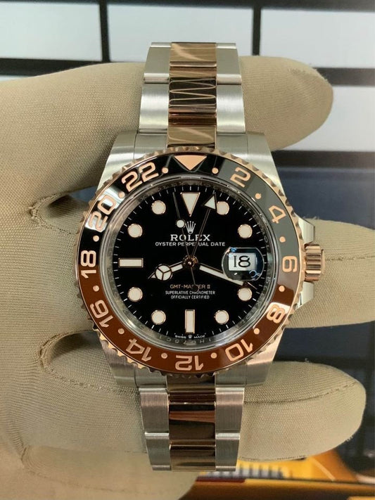 2023 NEW/Unworn Rolex GMT-Master II “Rootbeerâ€?126711CHNR Two-Tone Rose Gold/Stainless Steel - MyWatchLLC