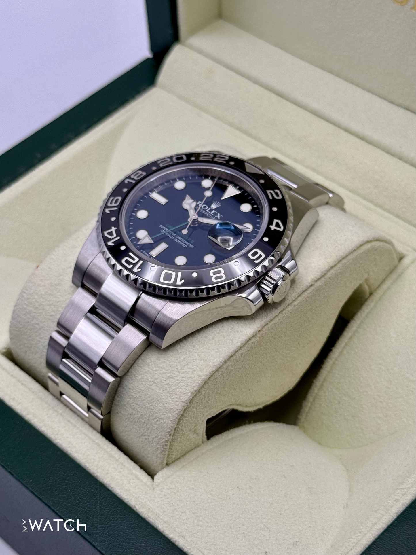 2011 Rolex GMT-Master II 40mm 116710LN Stainless Steel Black Dial - MyWatchLLC