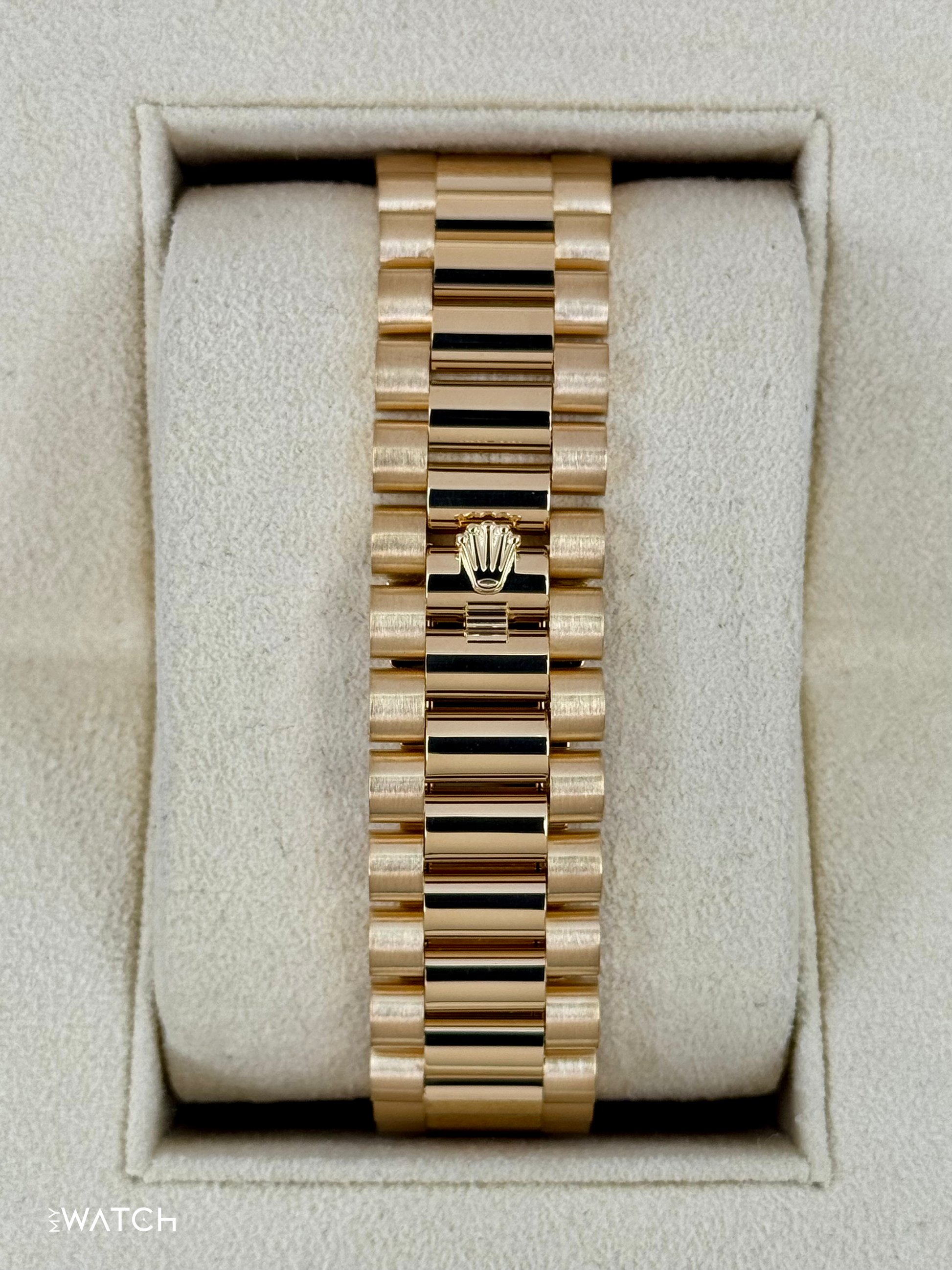 2024 Rolex Day-Date 40mm 228238 Yellow Gold Black Onyx Diamond Dial - MyWatchLLC