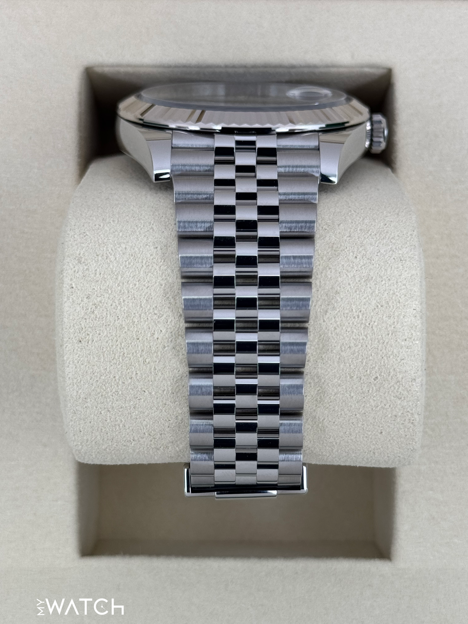 NEW 2025 Rolex Datejust 41mm 126334 Jubilee Wimbledon Dial - MyWatchLLC