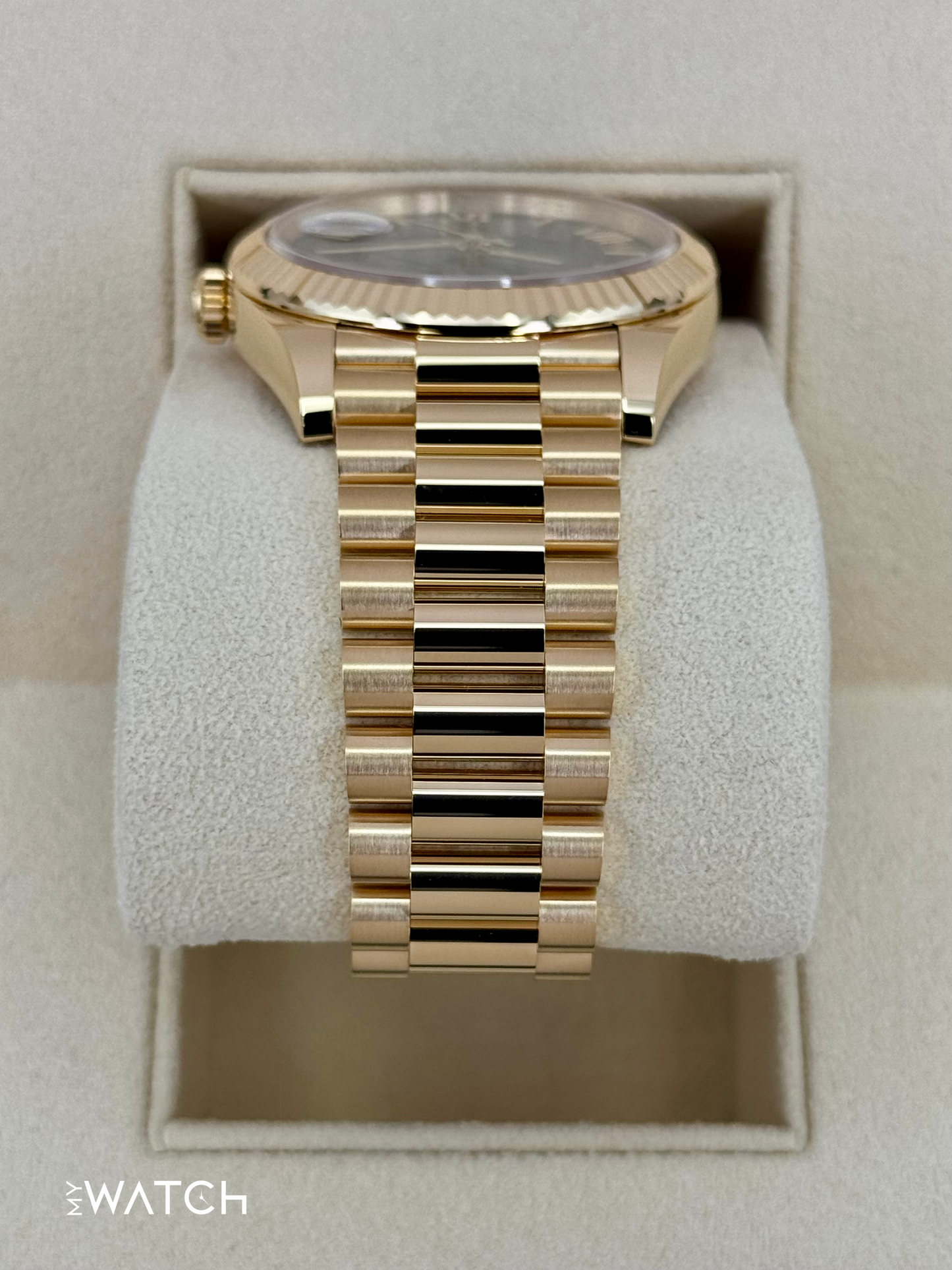 NEW 2025 Rolex Day-Date 40mm 228238 Presidential Green Ombre Dial - MyWatchLLC