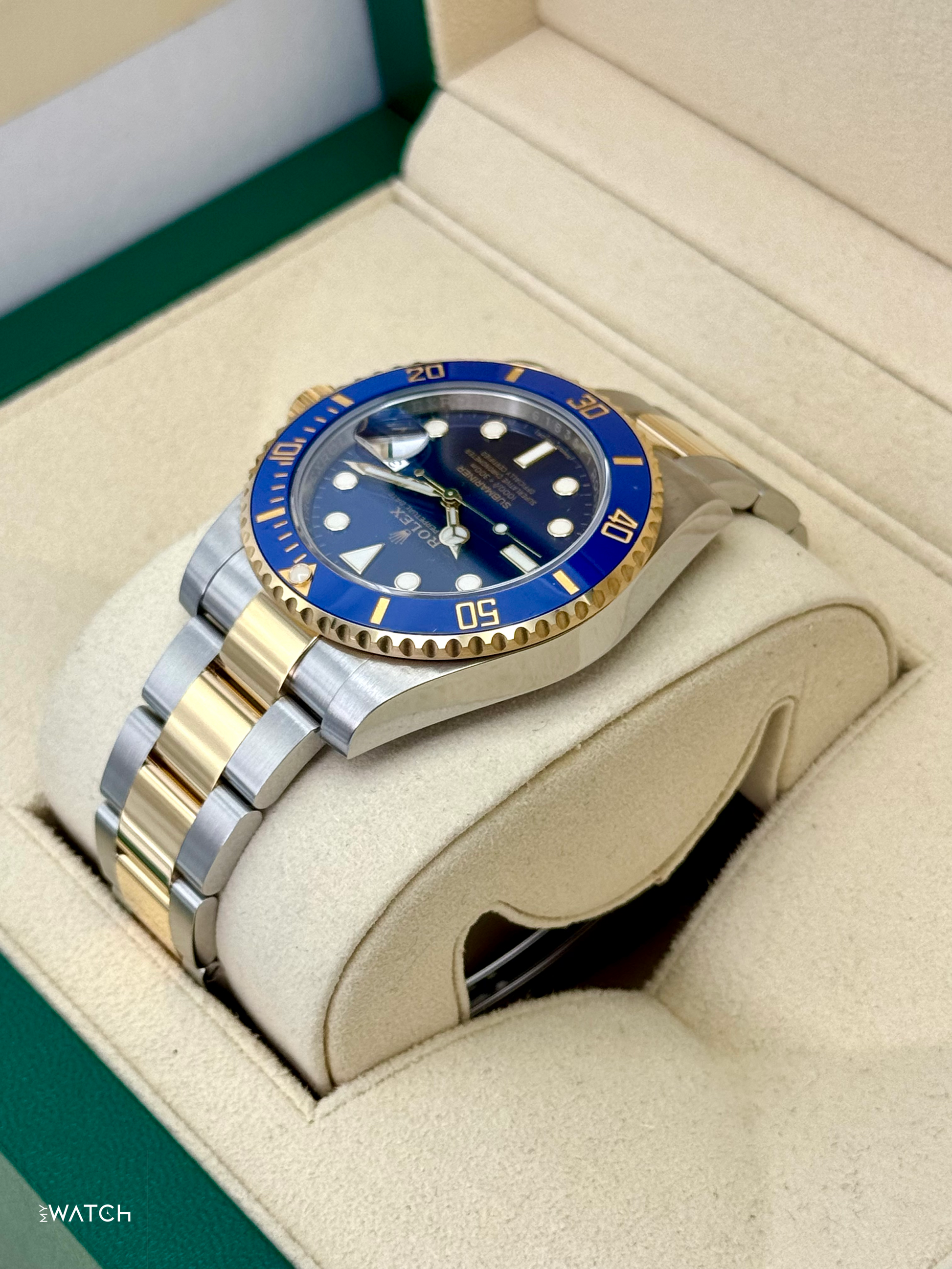 2017 Rolex Submariner "Bluesy" 40mm 116613LB Two-Tone Blue Dial - MyWatchLLC