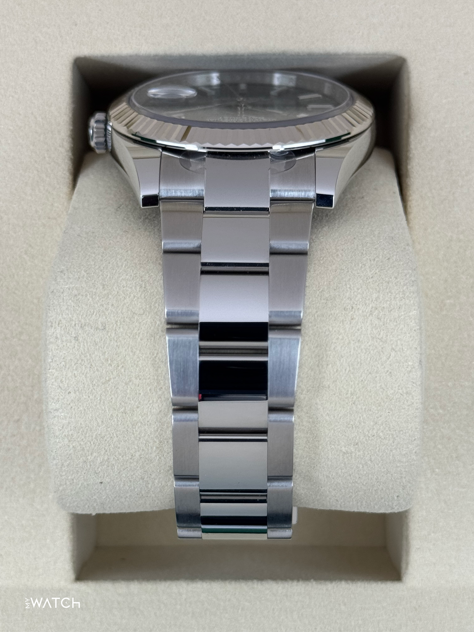 NEW 2025 Rolex Datejust 41mm 126334 Oyster Mint Green Dial - MyWatchLLC