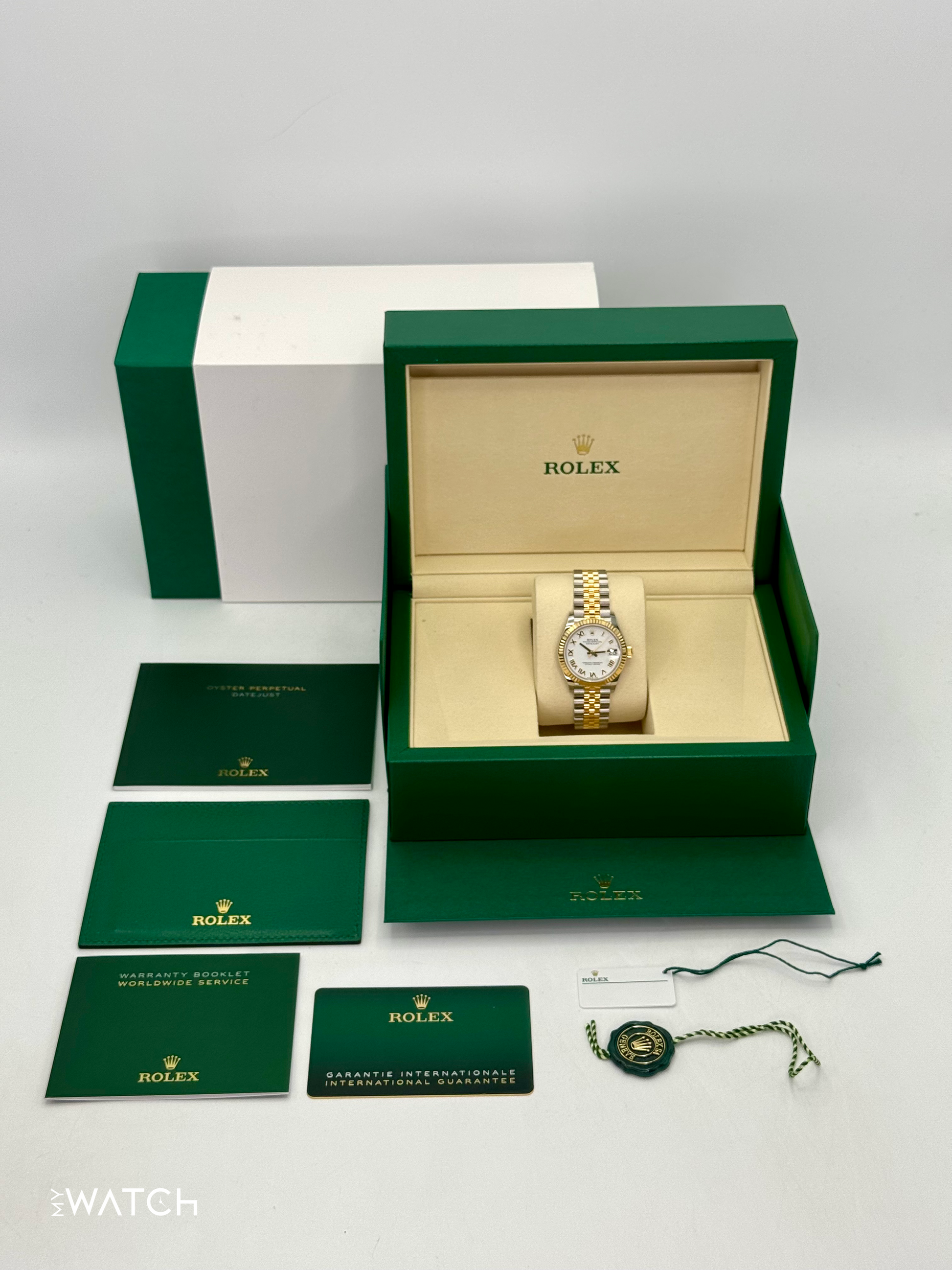 NEW 2025 Rolex Datejust 31mm 278273 Two-Tone Jubilee White Dial - MyWatchLLC