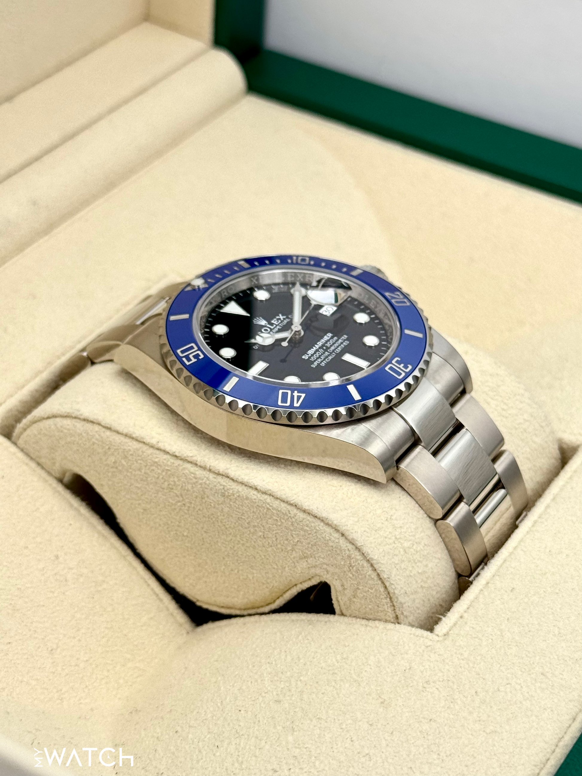 NEW 2022 Rolex Submariner “Cookie Monster â€?41mm 126619LB White Gold Black Dial - MyWatchLLC