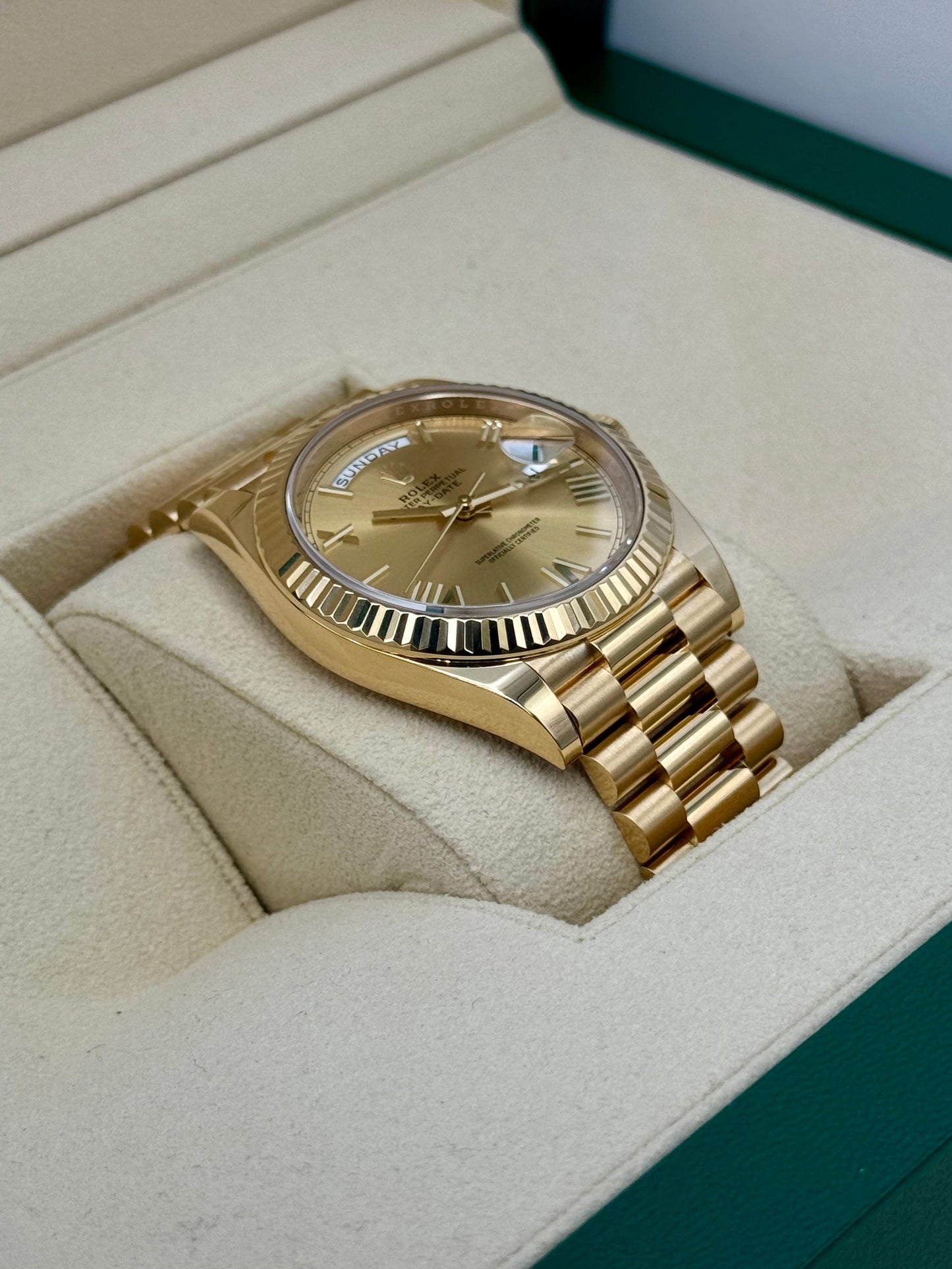 2023 Rolex Day-Date 40mm 228238 Presidential Champagne Dial - MyWatchLLC