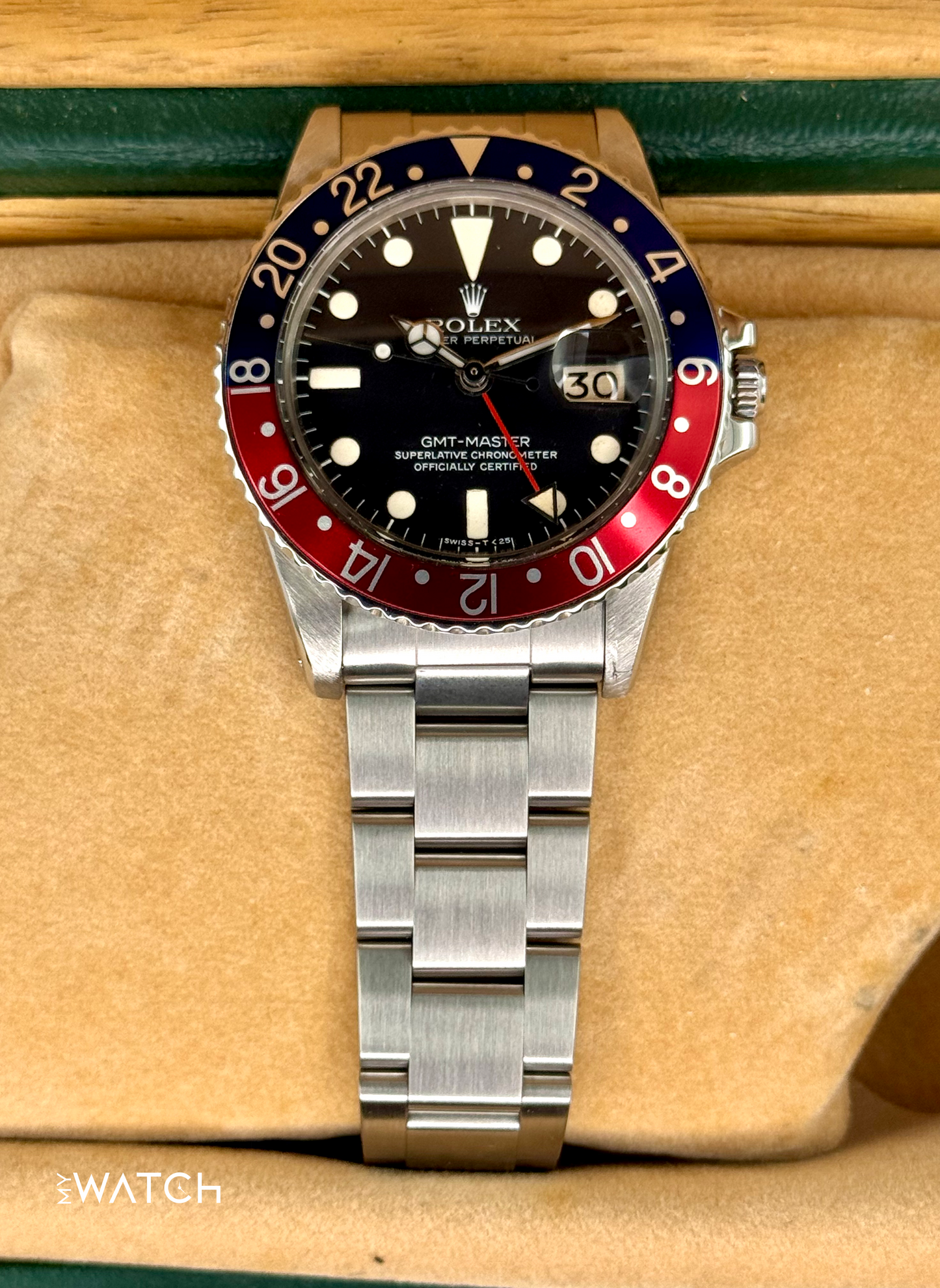 1978 Rolex GMT-Master "Pepsi" 40mm 1675 Oyster - MyWatchLLC