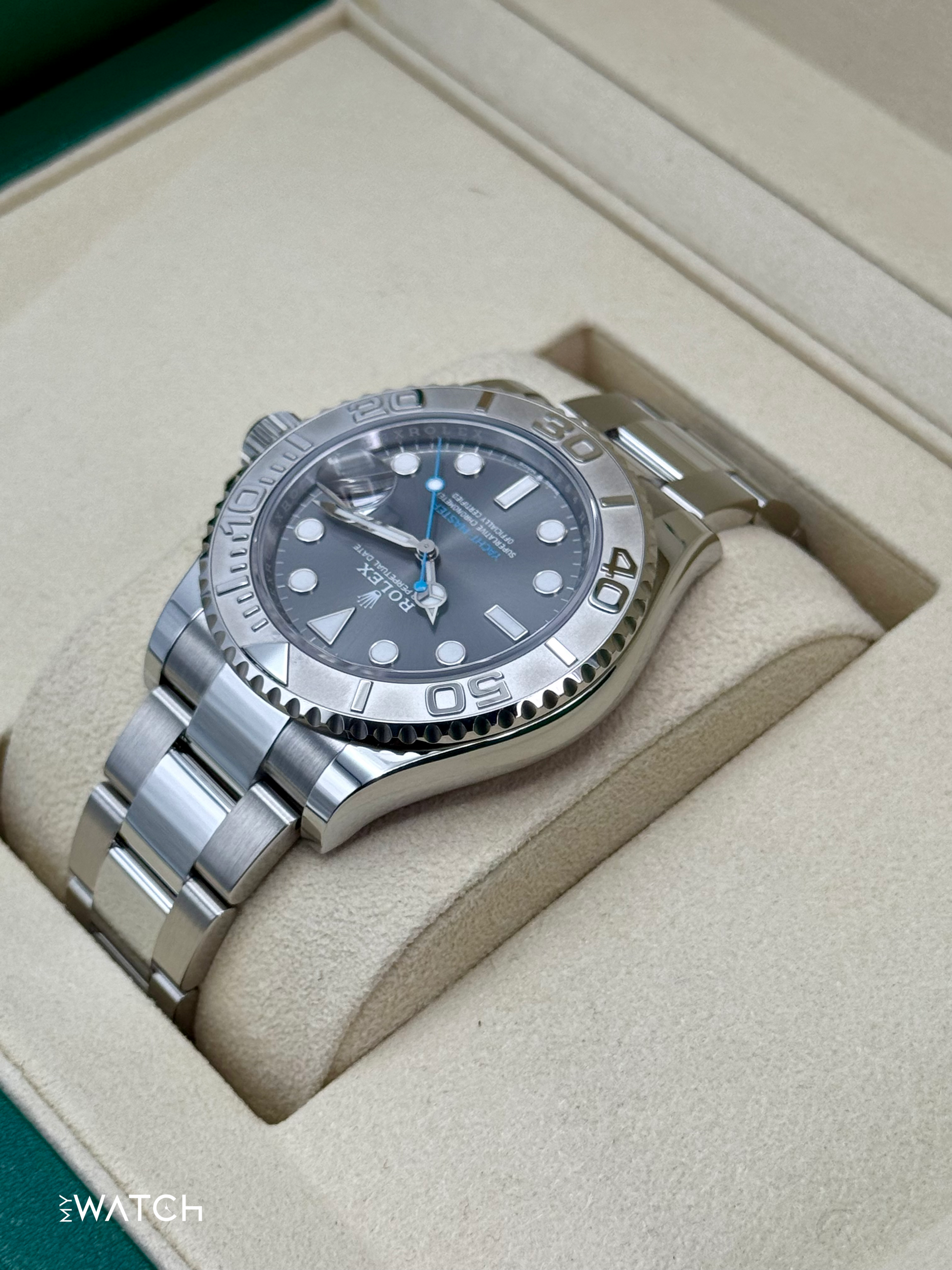 2025 Rolex Yacht-Master 40mm 126622 Stainless Steel Rhodium Dial - MyWatchLLC