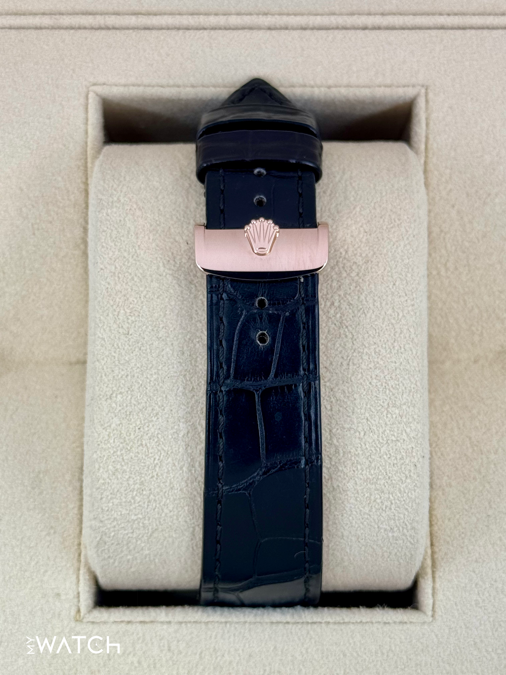 2022 Rolex Cellini Moonphase 39mm 50535 Rose Gold White Dial - MyWatchLLC