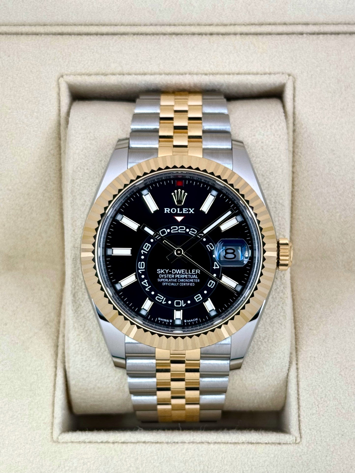 NEW 2025 Rolex Sky-Dweller 42mm 336933 Jubilee Black Dial - MyWatchLLC