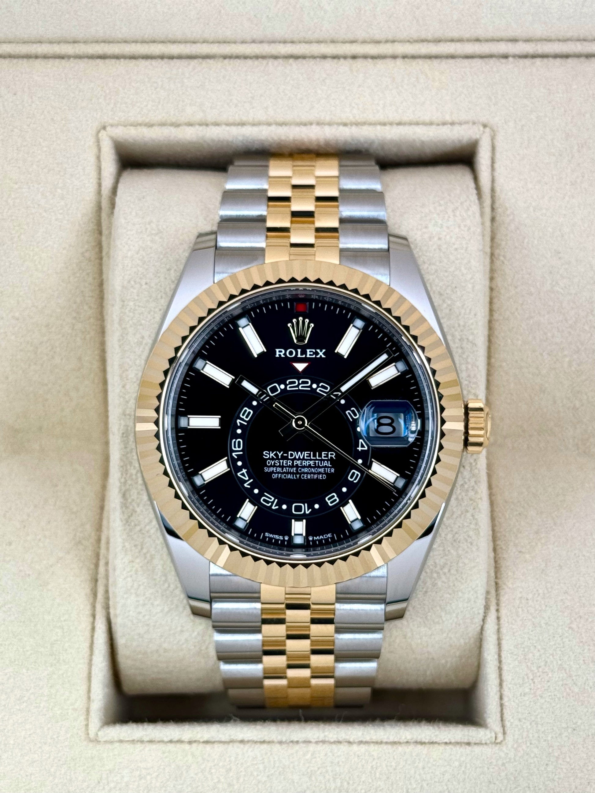 NEW 2025 Rolex Sky-Dweller 42mm 336933 Jubilee Black Dial - MyWatchLLC