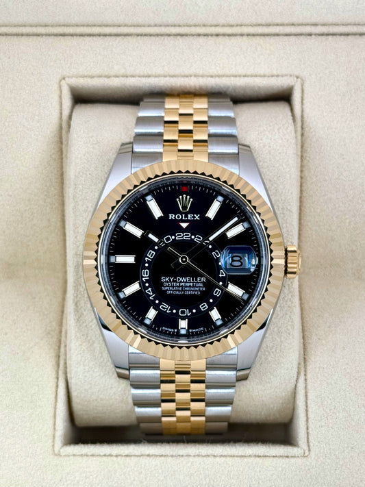 NEW 2025 Rolex Sky-Dweller 42mm 336933 Jubilee Black Dial - MyWatchLLC