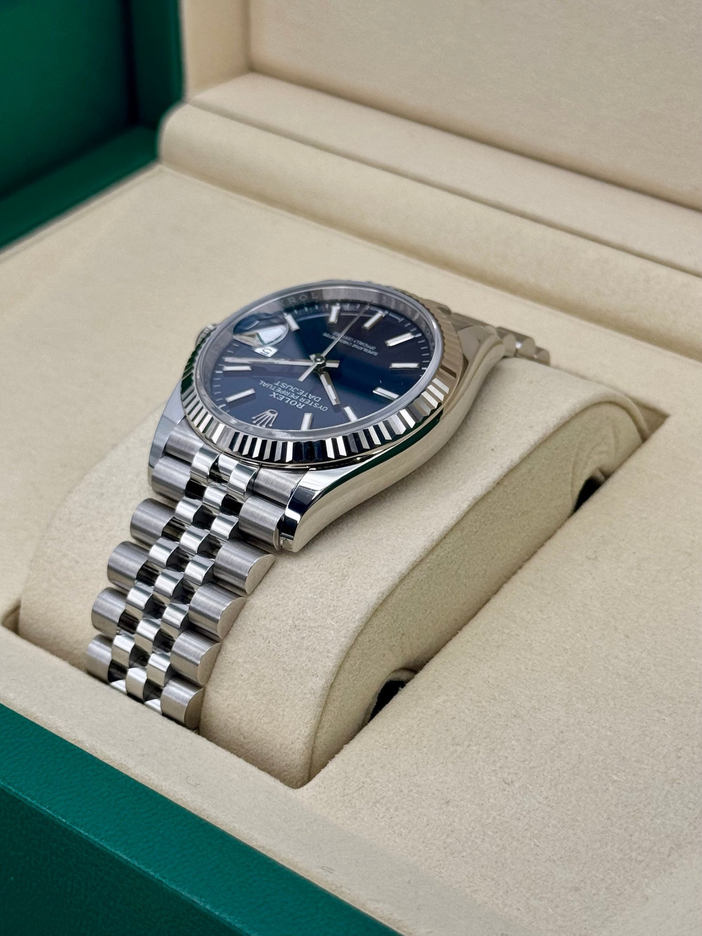 NEW 2025 Rolex Datejust 36mm 126234 Stainless Steel Jubilee Blue Dial - MyWatchLLC