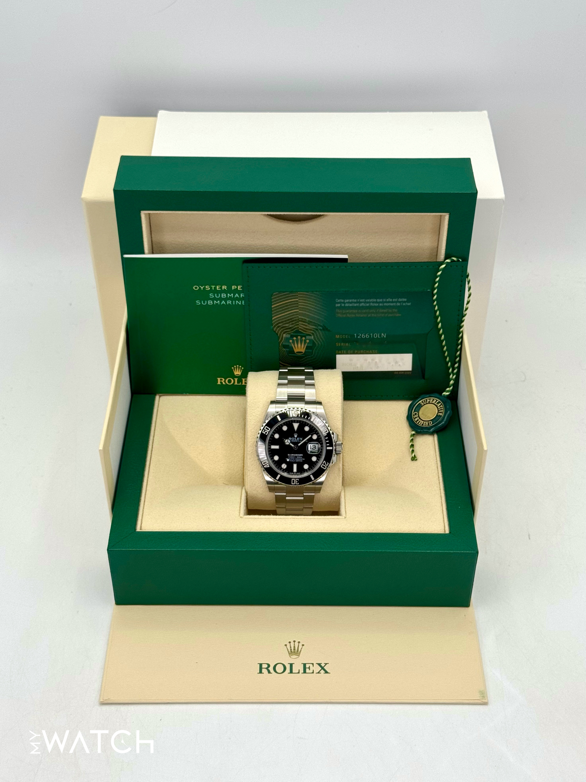 2023 Rolex Submariner 41mm 126610LN Stainless Steel Black Dial - MyWatchLLC