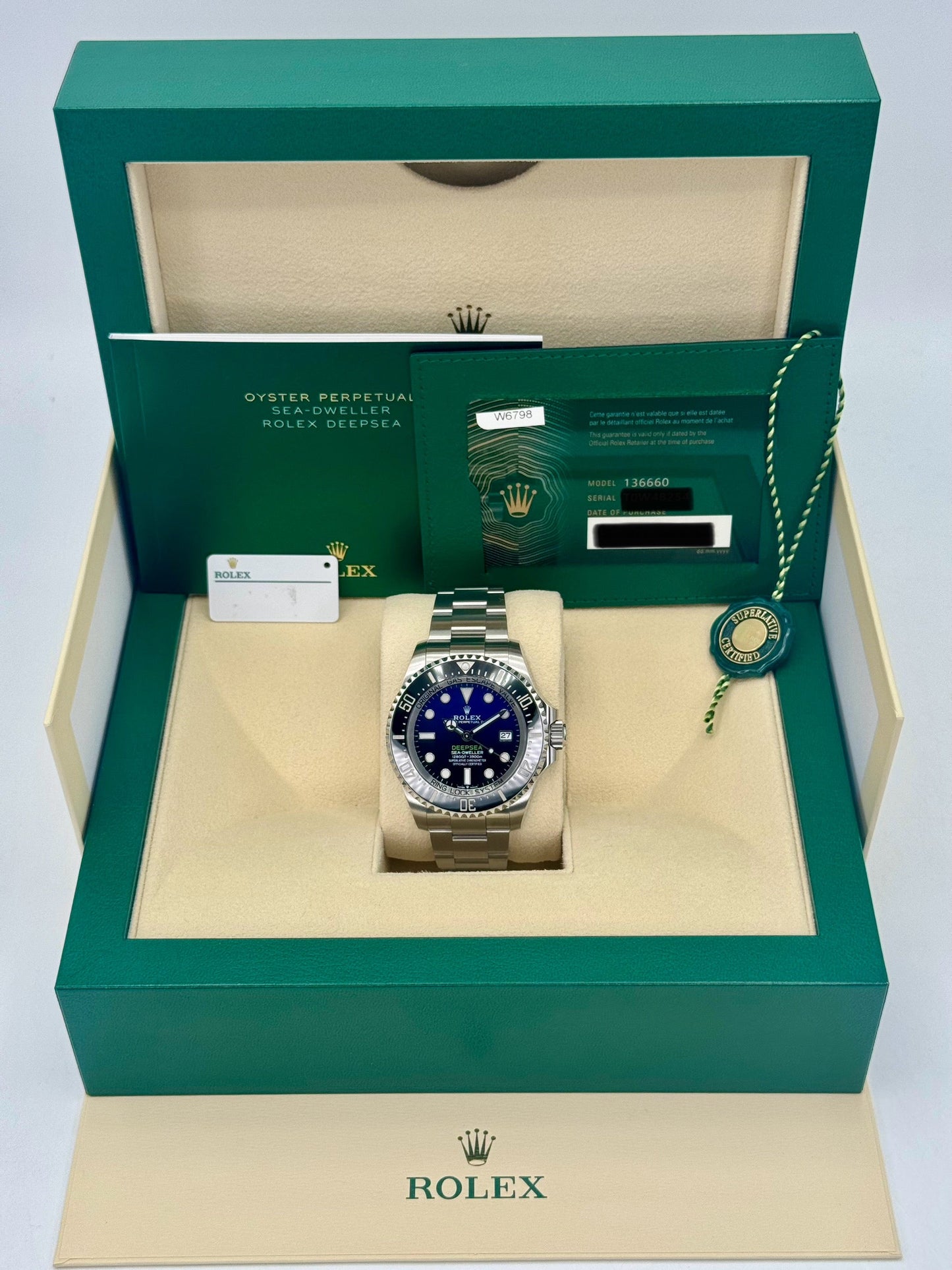2023 Rolex Deepsea "James Cameron" 44mm 136660 Blue Dial - MyWatchLLC