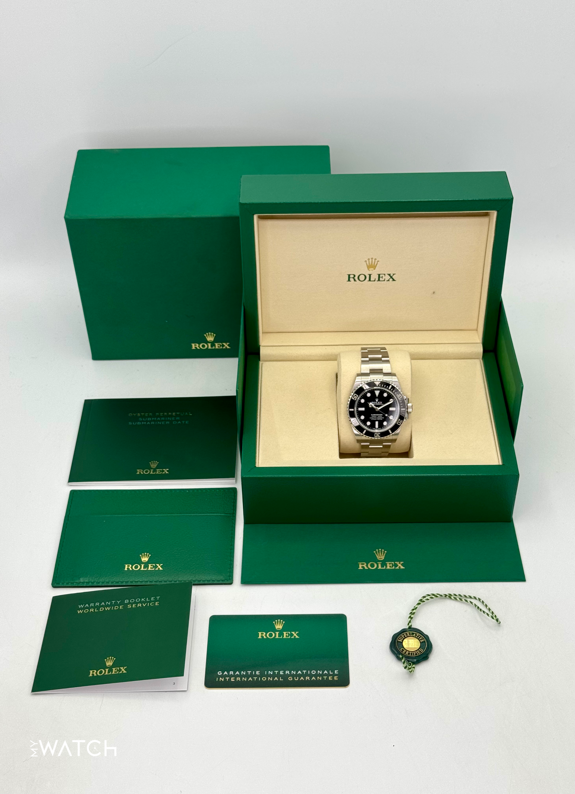 NEW 2025 Rolex Submariner 41mm 124060 Stainless Steel Black Dial - MyWatchLLC