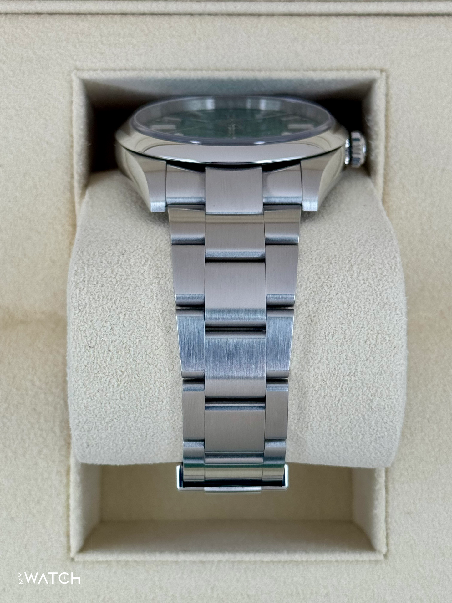 2023 Rolex Oyster Perpetual 41mm 124300 Green Dial - MyWatchLLC