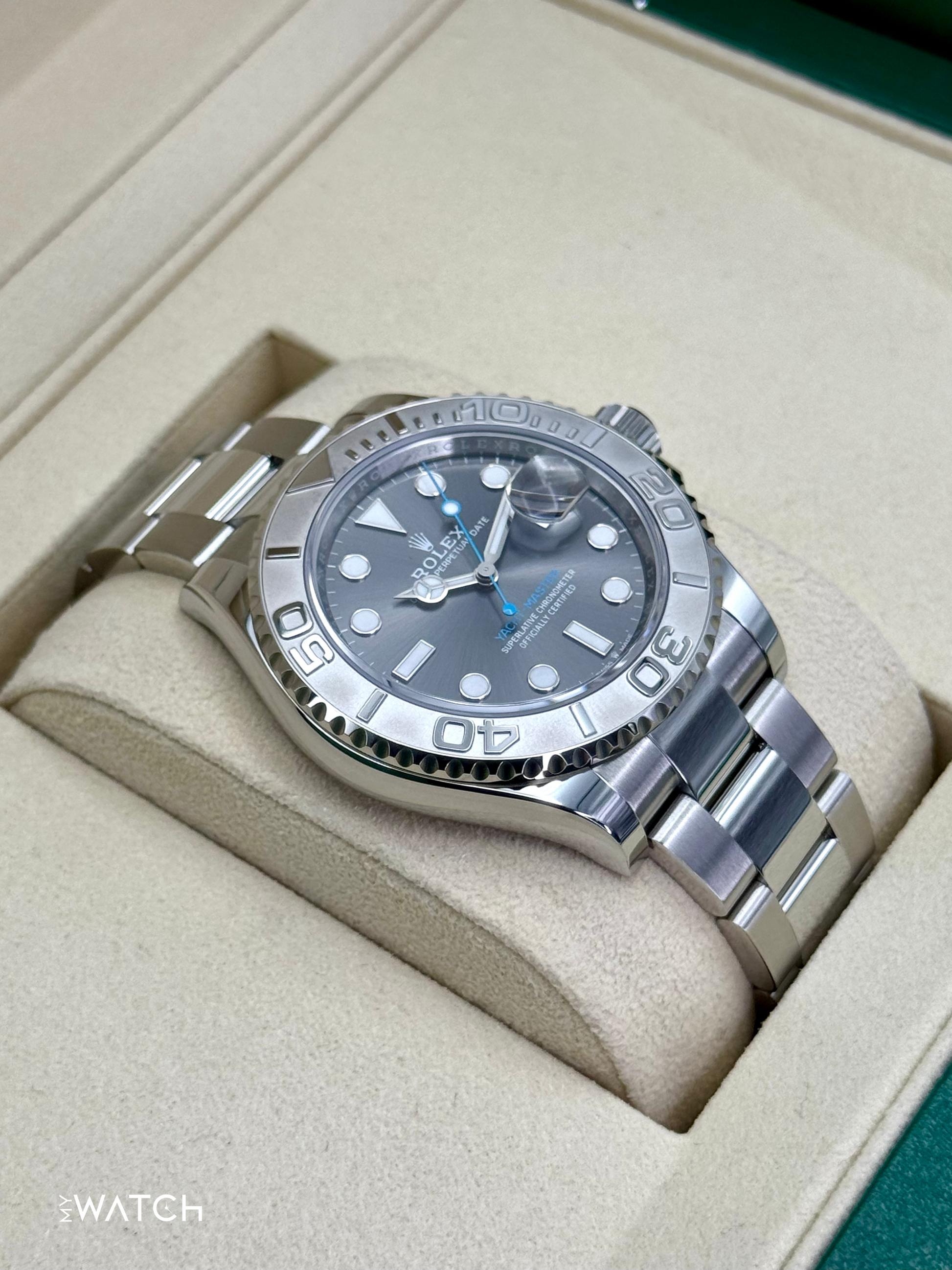 2025 Rolex Yacht-Master 40mm 126622 Stainless Steel Rhodium Dial - MyWatchLLC