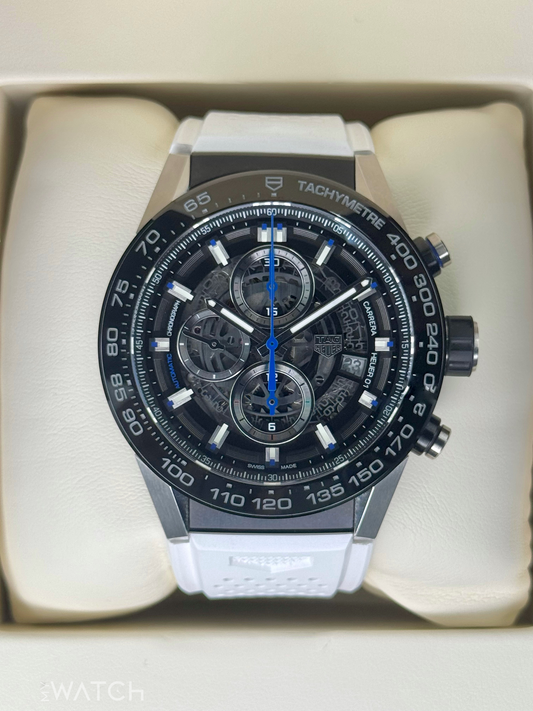 2017 Tag Heuer Carrera Calibre Heuer 01 45mm CAR2A1T.FT6052 Skeletonized - MyWatchLLC