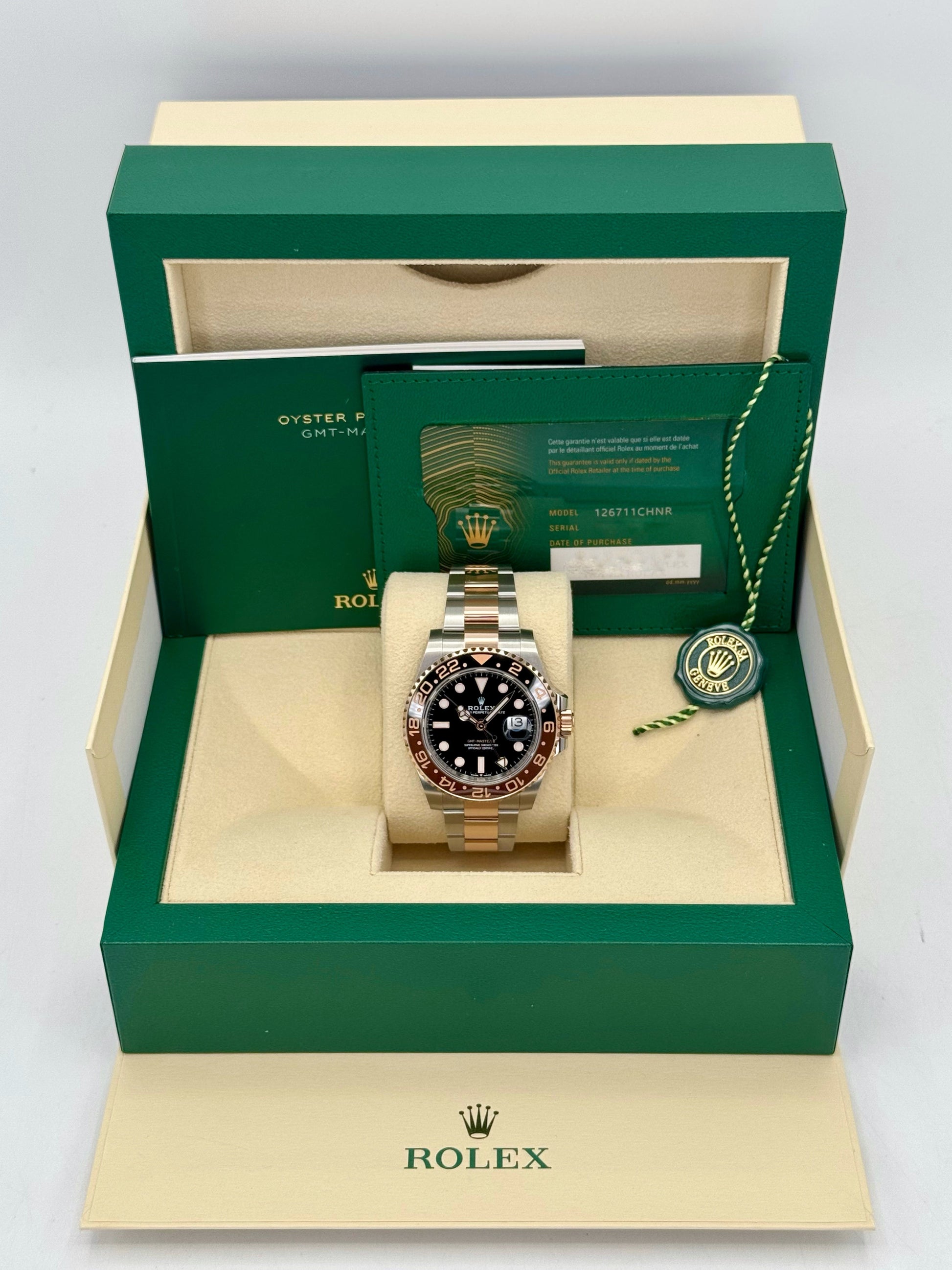 NEW 2024 Rolex GMT-Master II "Rootbeer" 40mm 126711CHNR Two-Tone - MyWatchLLC