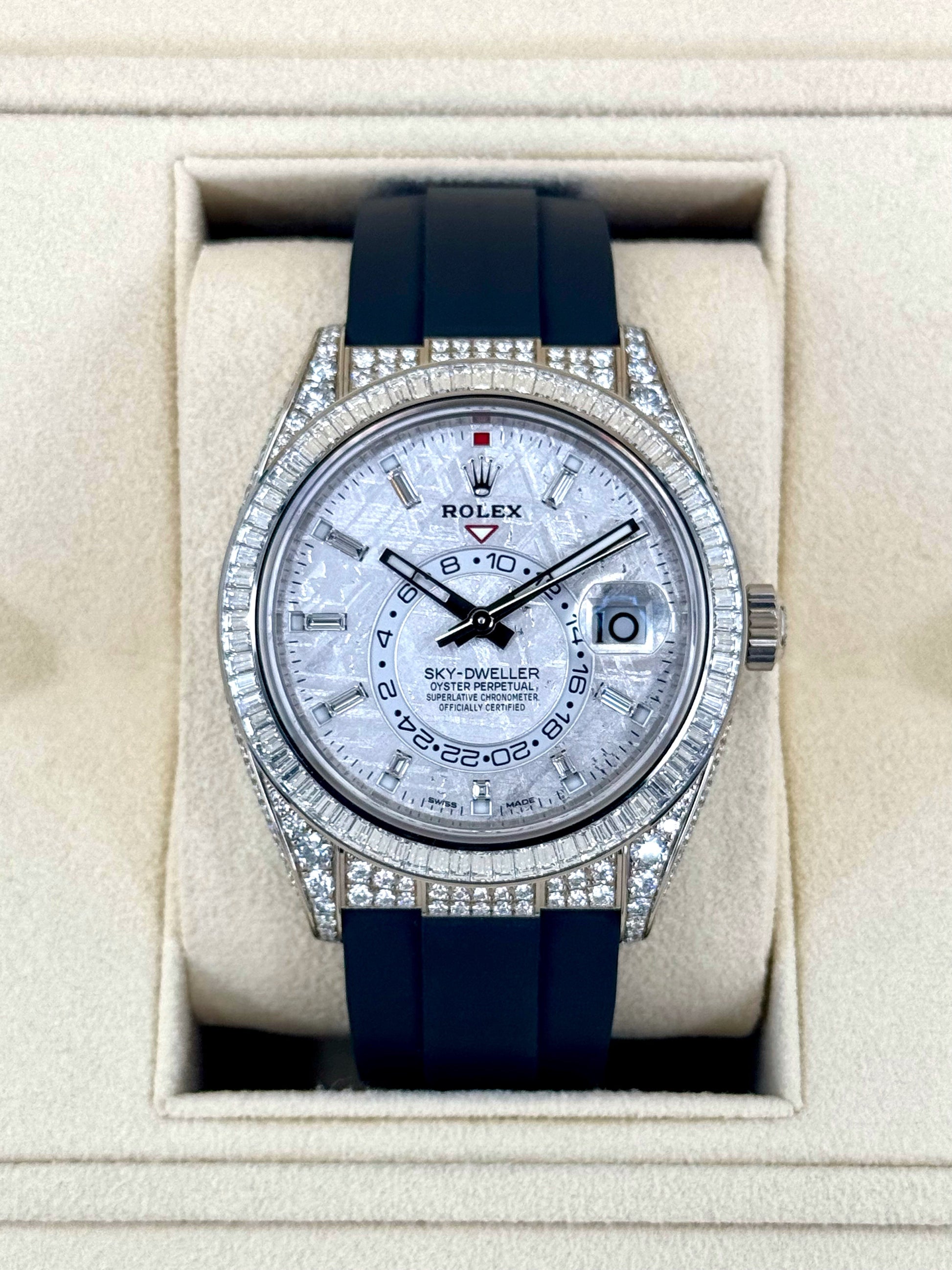 NEW 2023 Rolex Sky-Dweller Meteorite Diamond Watch 326259TBR - MyWatchLLC