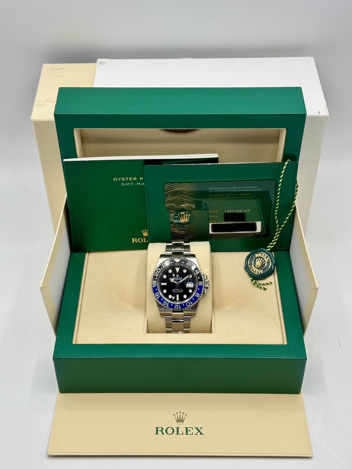 NEW 2024 Rolex GMT-Master II "Batman" 40mm 126710BLNR Oyster - MyWatchLLC