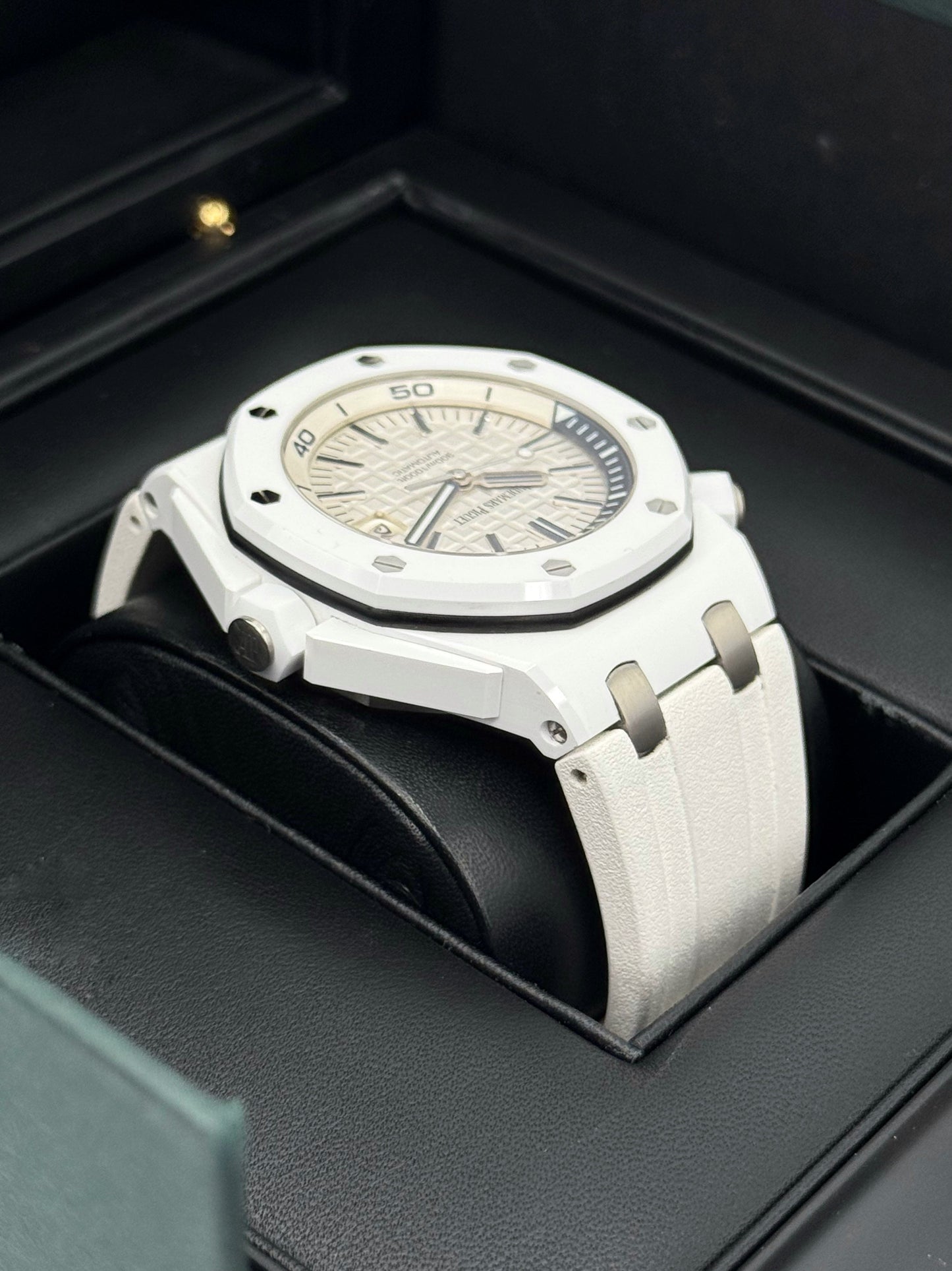 2015 Audemars Piguet Royal Oak Offshore Diver 42mm 15707CB Ceramic - MyWatchLLC